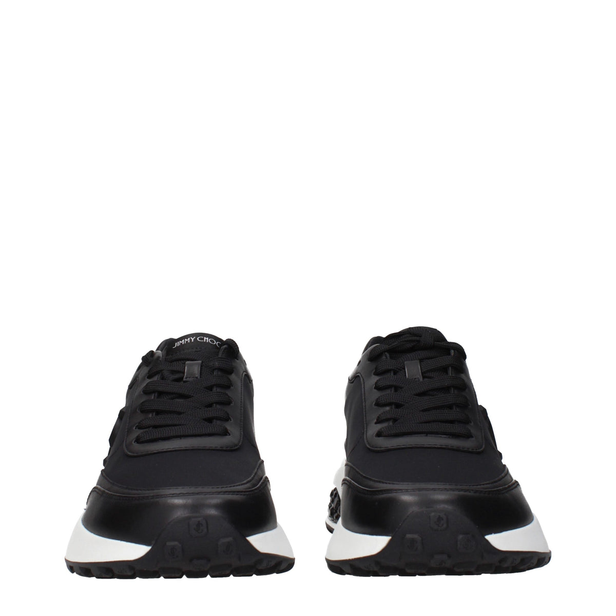 Jimmy Choo Black Fabric Athletic Sneakers - Luxury Performance Footwear