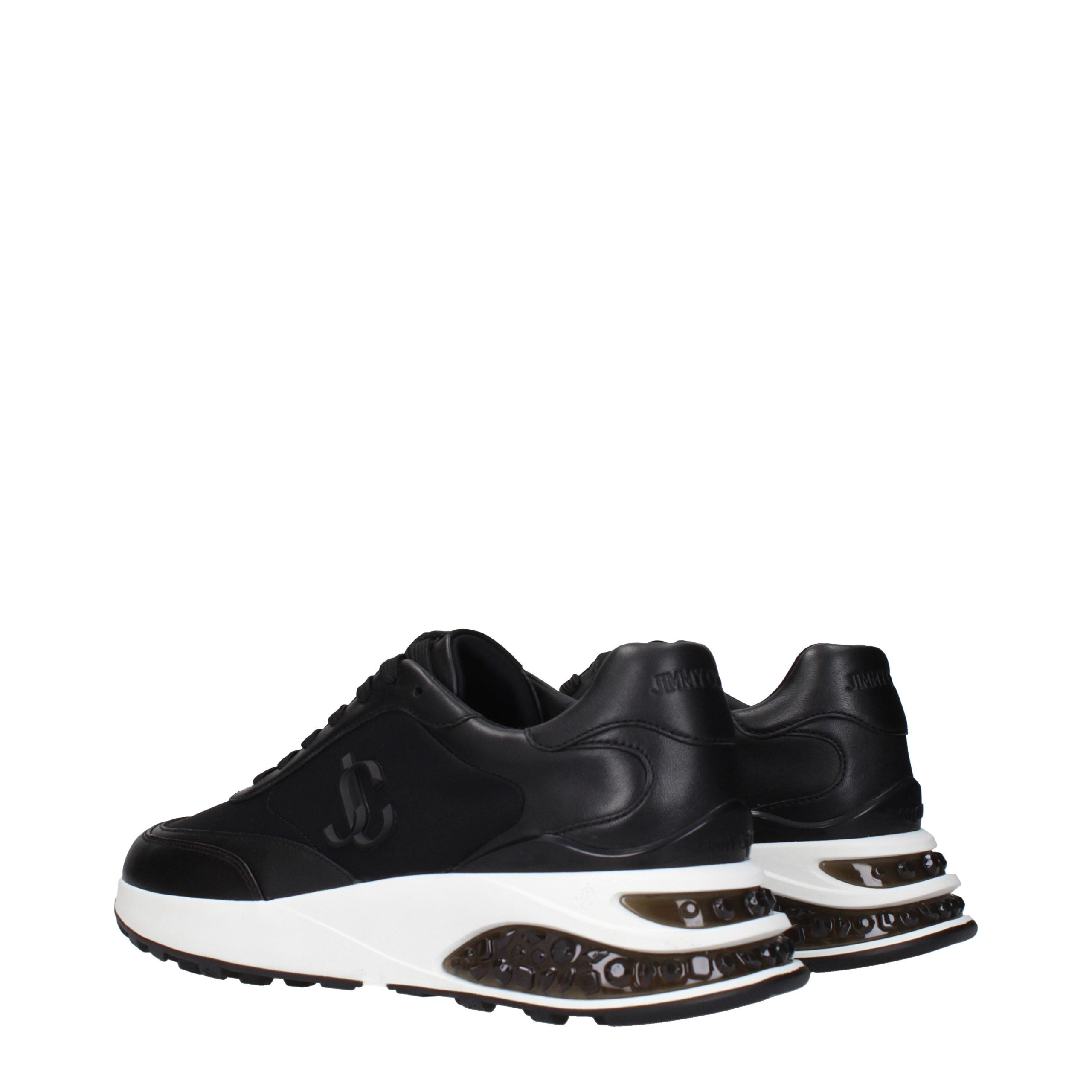 Jimmy Choo Black Fabric Athletic Sneakers - Luxury Performance Footwear