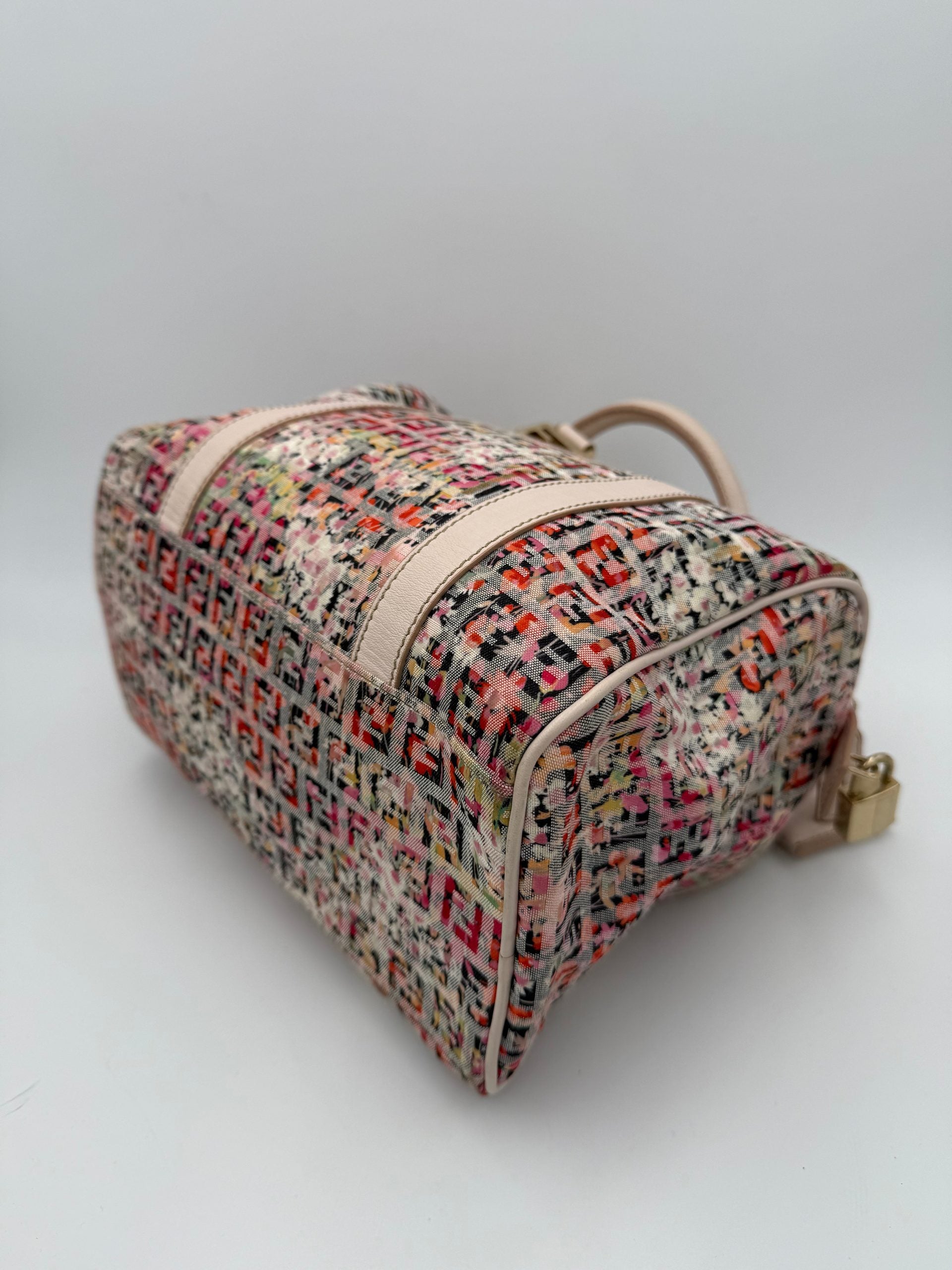 Fendi FENDI FF Canvas Flowers Handbag