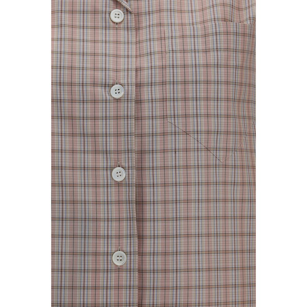Prada Multicolor Cotton Shortsleeve Shirt - Effortless Luxury
