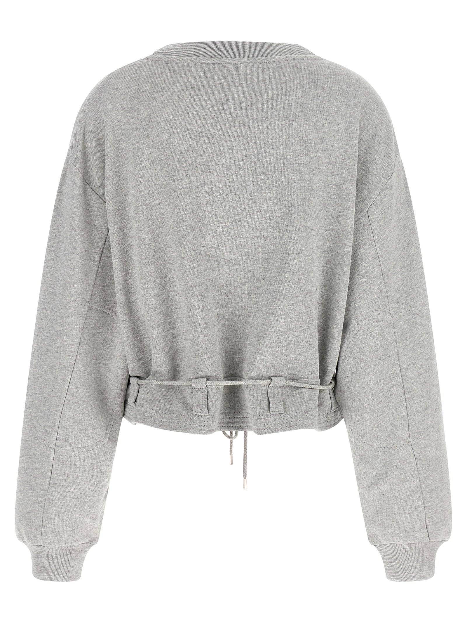 Dries Van Noten Gray Cotton Sweatshirt - Effortless Luxury Redefined