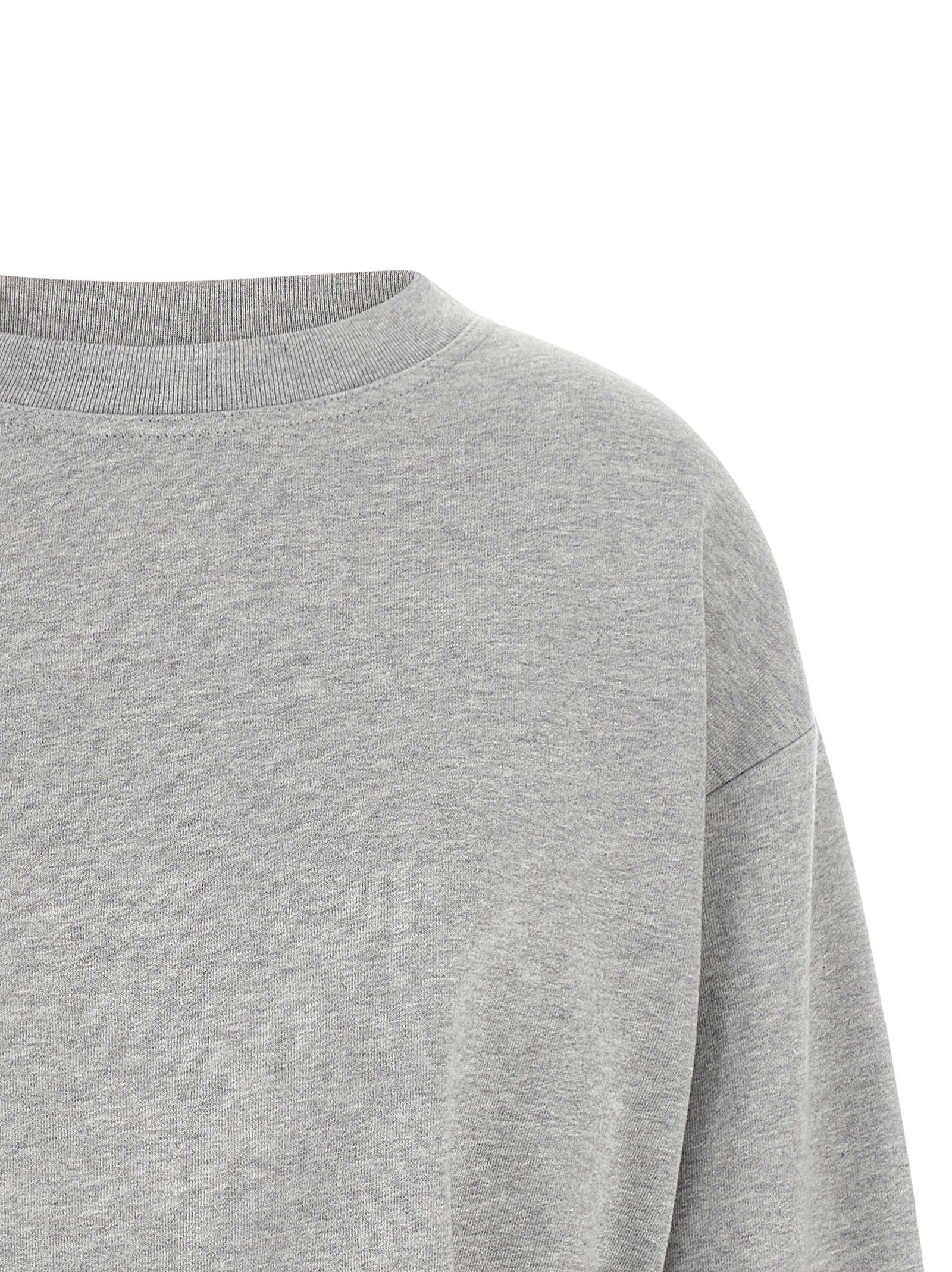 Dries Van Noten Gray Cotton Sweatshirt - Effortless Luxury Redefined