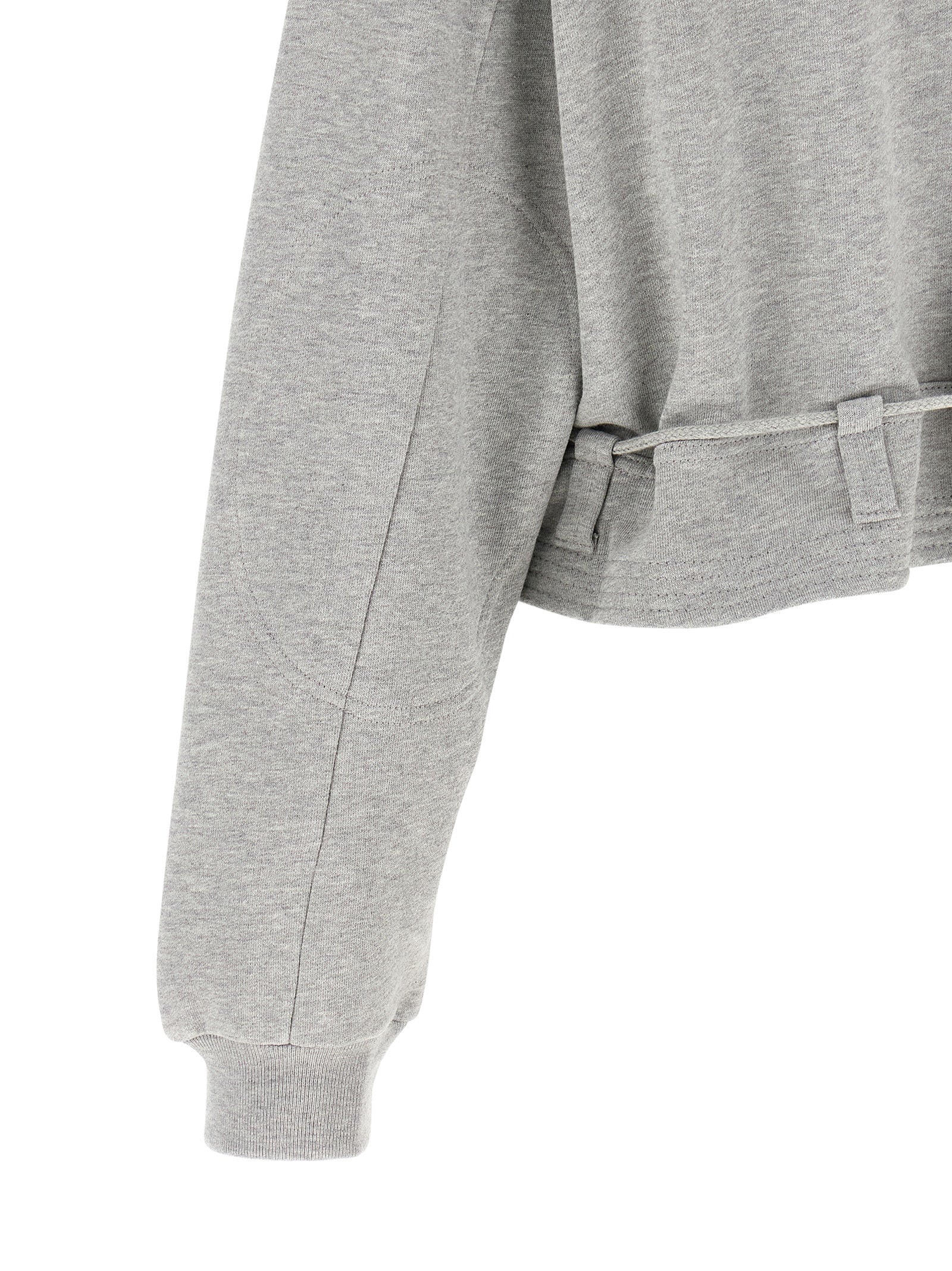 Dries Van Noten Gray Cotton Sweatshirt - Effortless Luxury Redefined