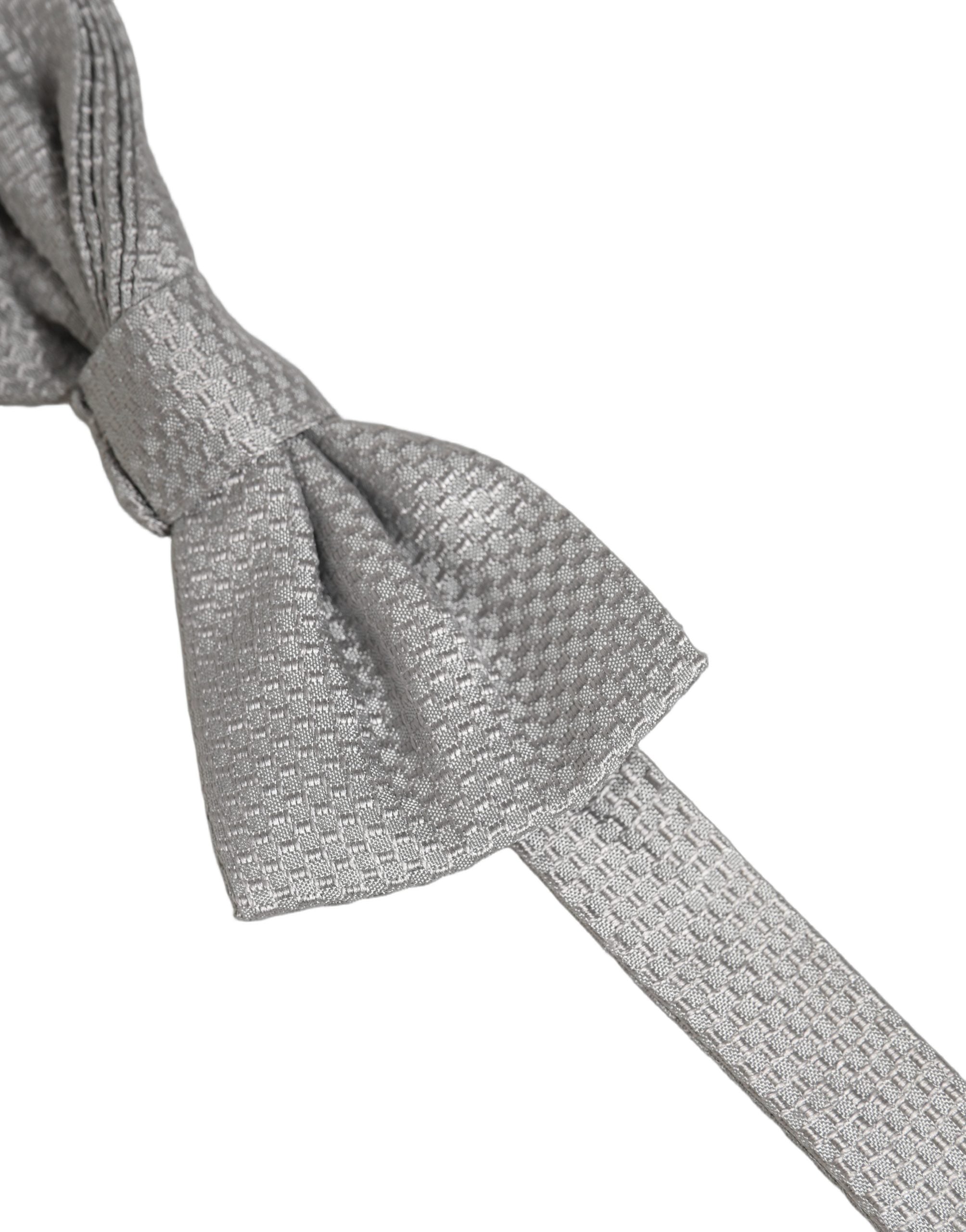 Dolce & Gabbana Silk Bow Tie - Timeless Luxury Accessory