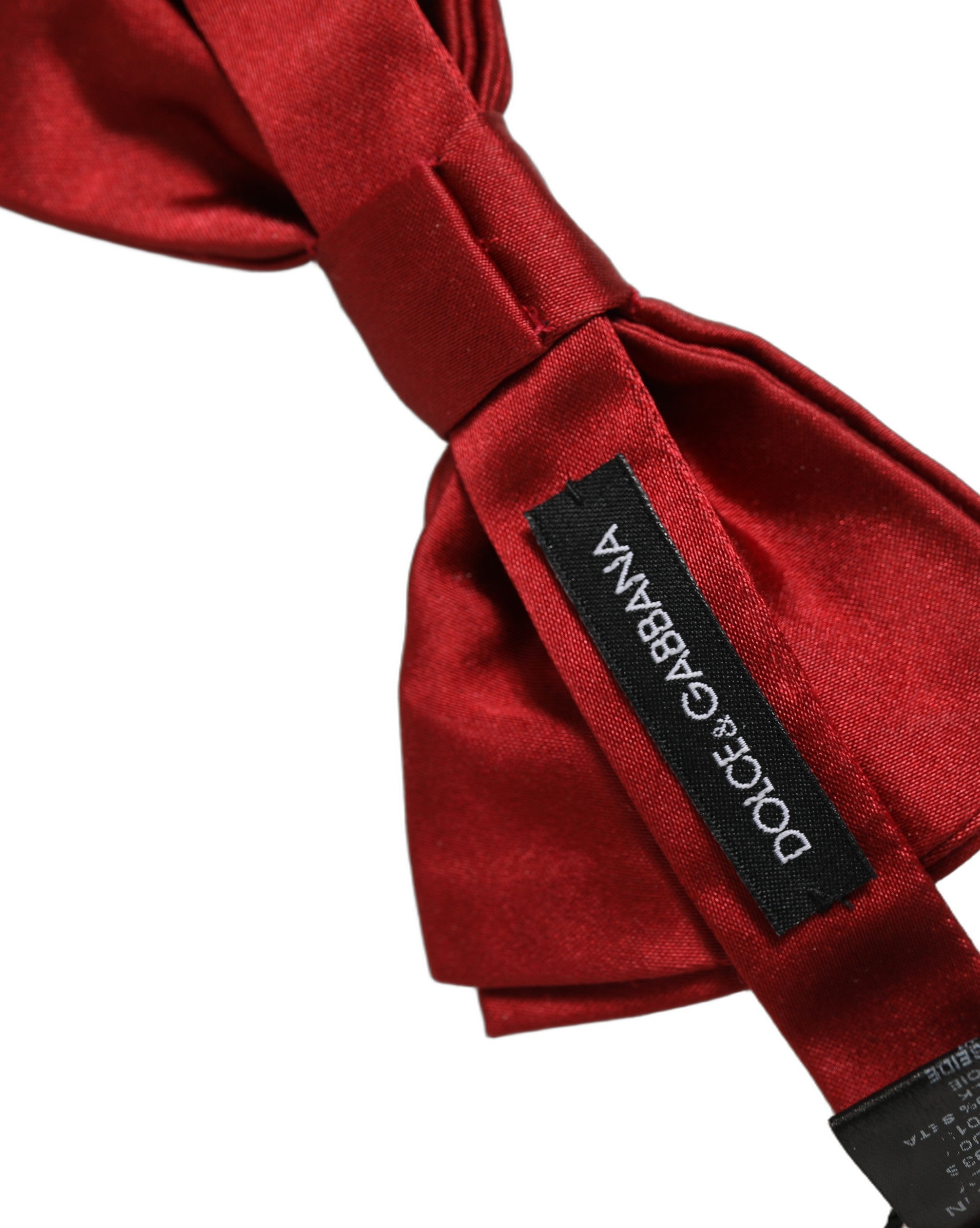 Dolce & Gabbana Silk Adjustable Bow Tie - Timeless Luxury Accessory