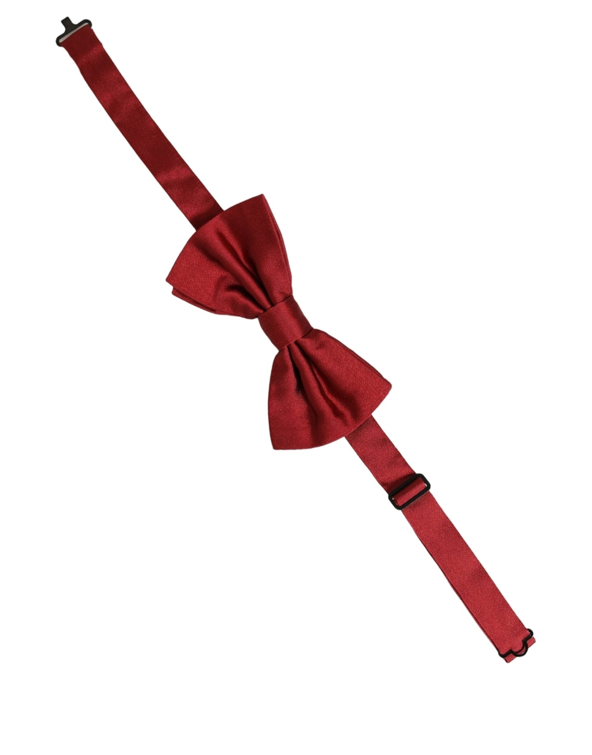 Dolce & Gabbana Silk Adjustable Bow Tie - Exquisite Luxury Accessory