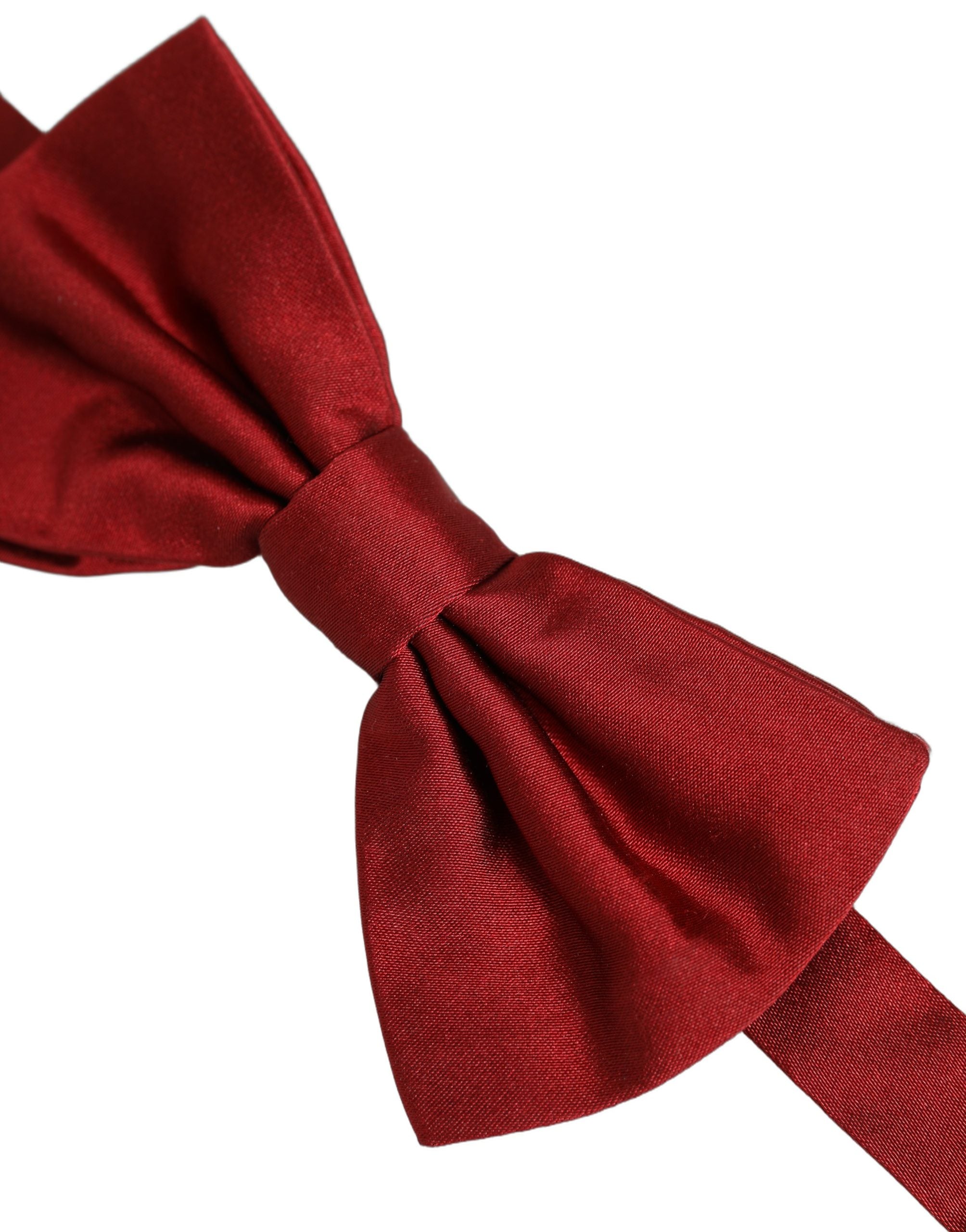 Dolce & Gabbana Silk Bow Tie - Timeless Elegance Red Accessory
