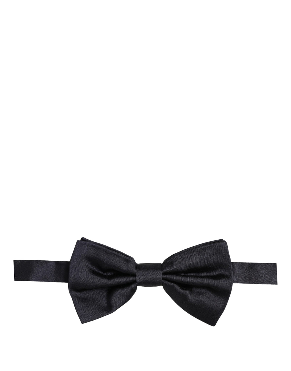 Elevate your formal attire with the Dolce & Gabbana Men Black Silk Adjustable Neck Papillon Bow Tie, a symbol of exquisite craftsmanship and timeless elegance.