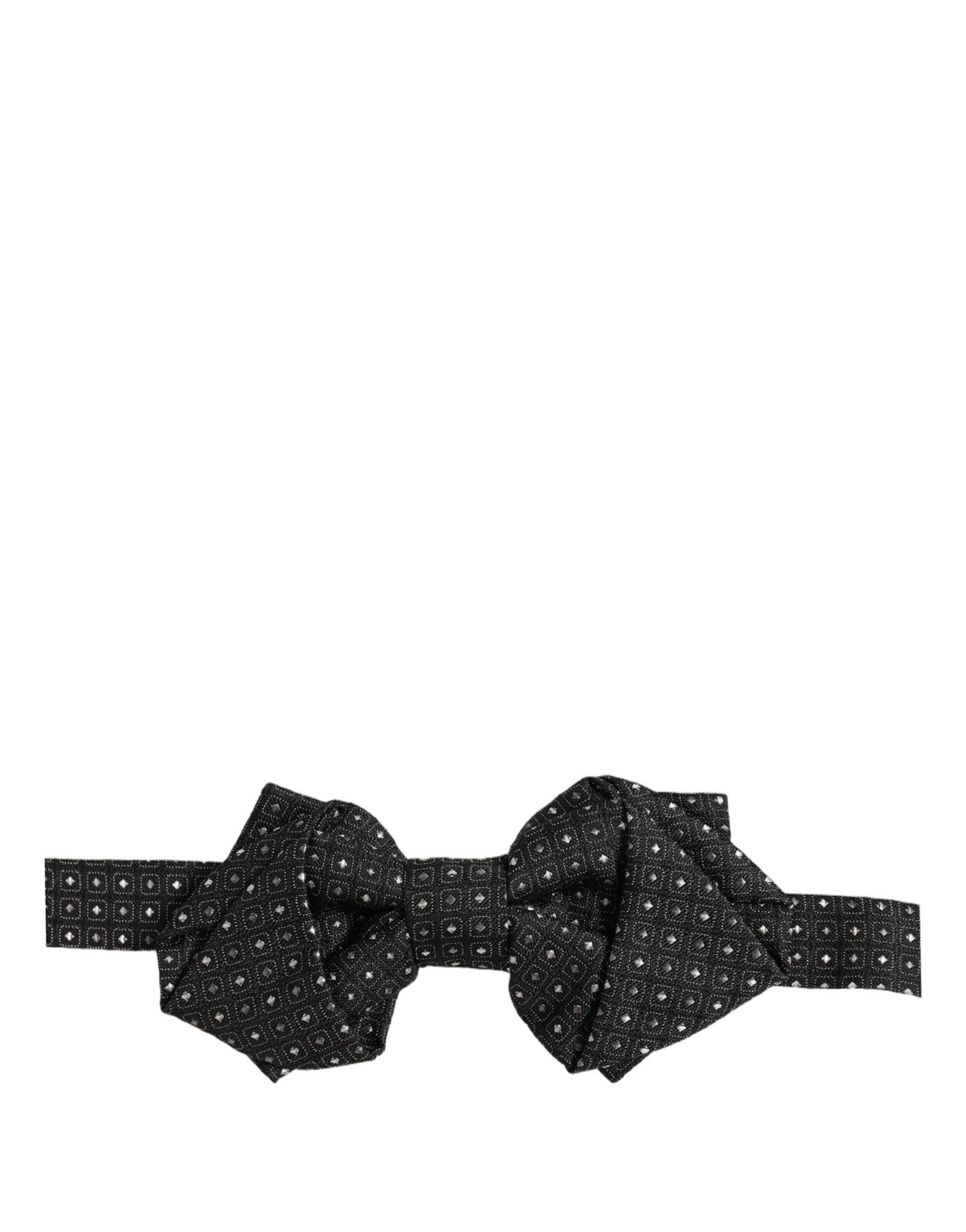 Dolce & Gabbana Silk Polka Dot Bow Tie - Timeless Elegance