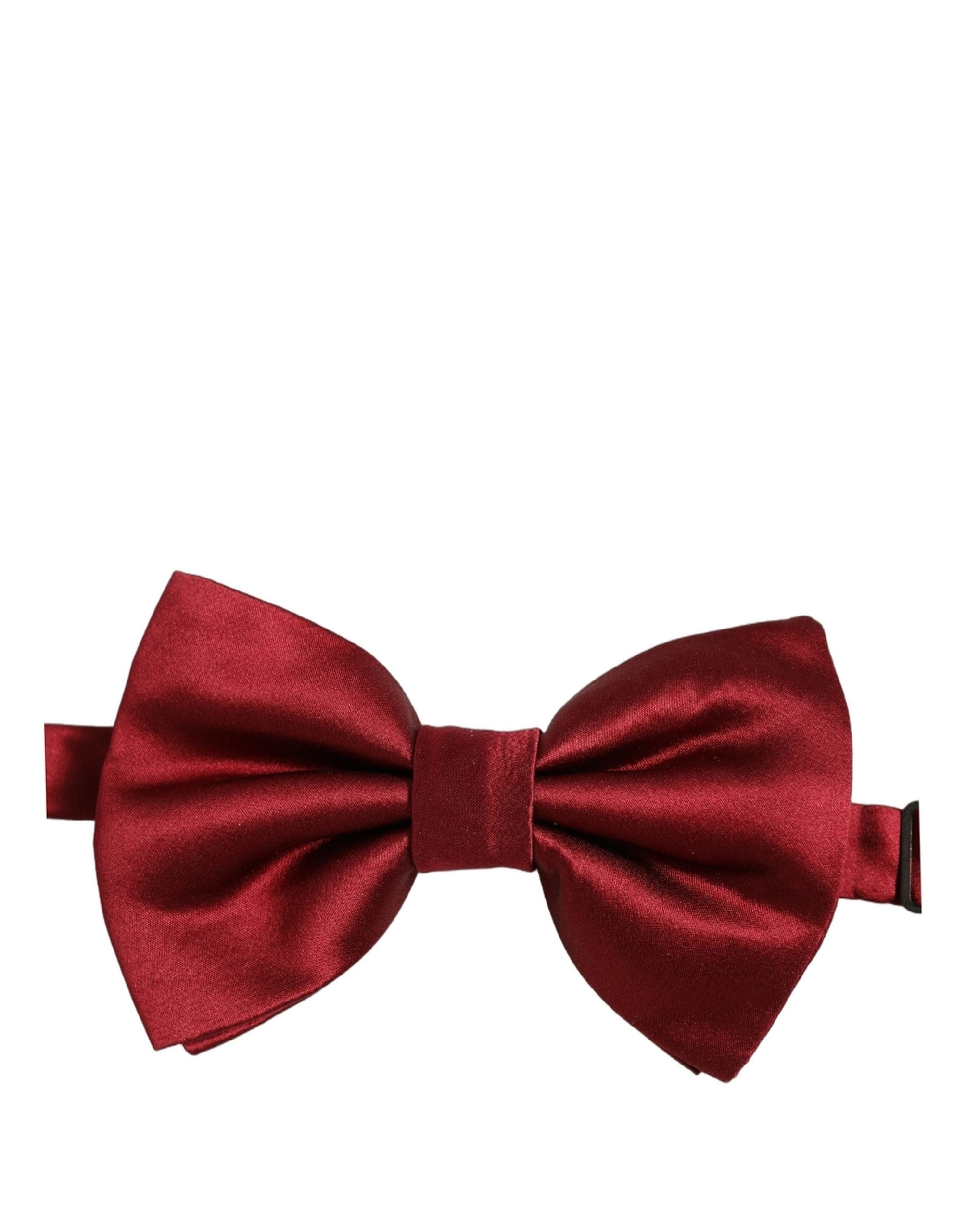 Dolce & Gabbana Silk Red Bow Tie - Exquisite Italian Craftsmanship