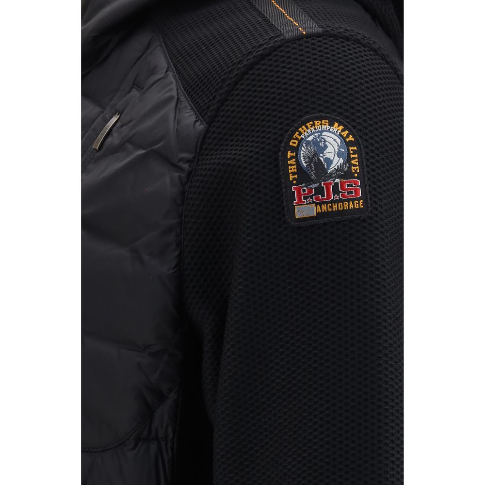 Parajumpers Black Goose Down Full-Length Jacket - Luxury Outerwear