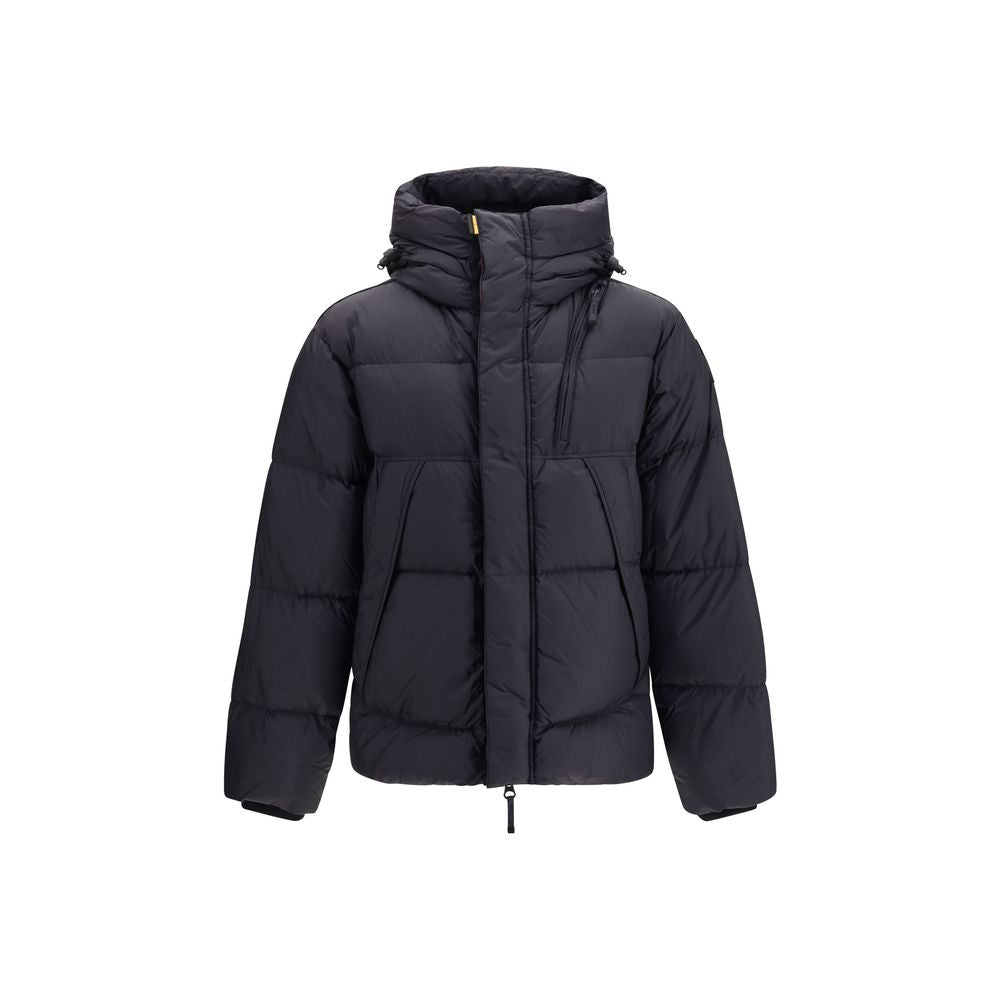 Indulge in the Parajumpers Black Goose Down Full-Length Jacket, where exquisite craftsmanship meets unparalleled warmth, redefining winter elegance for discerning individuals.