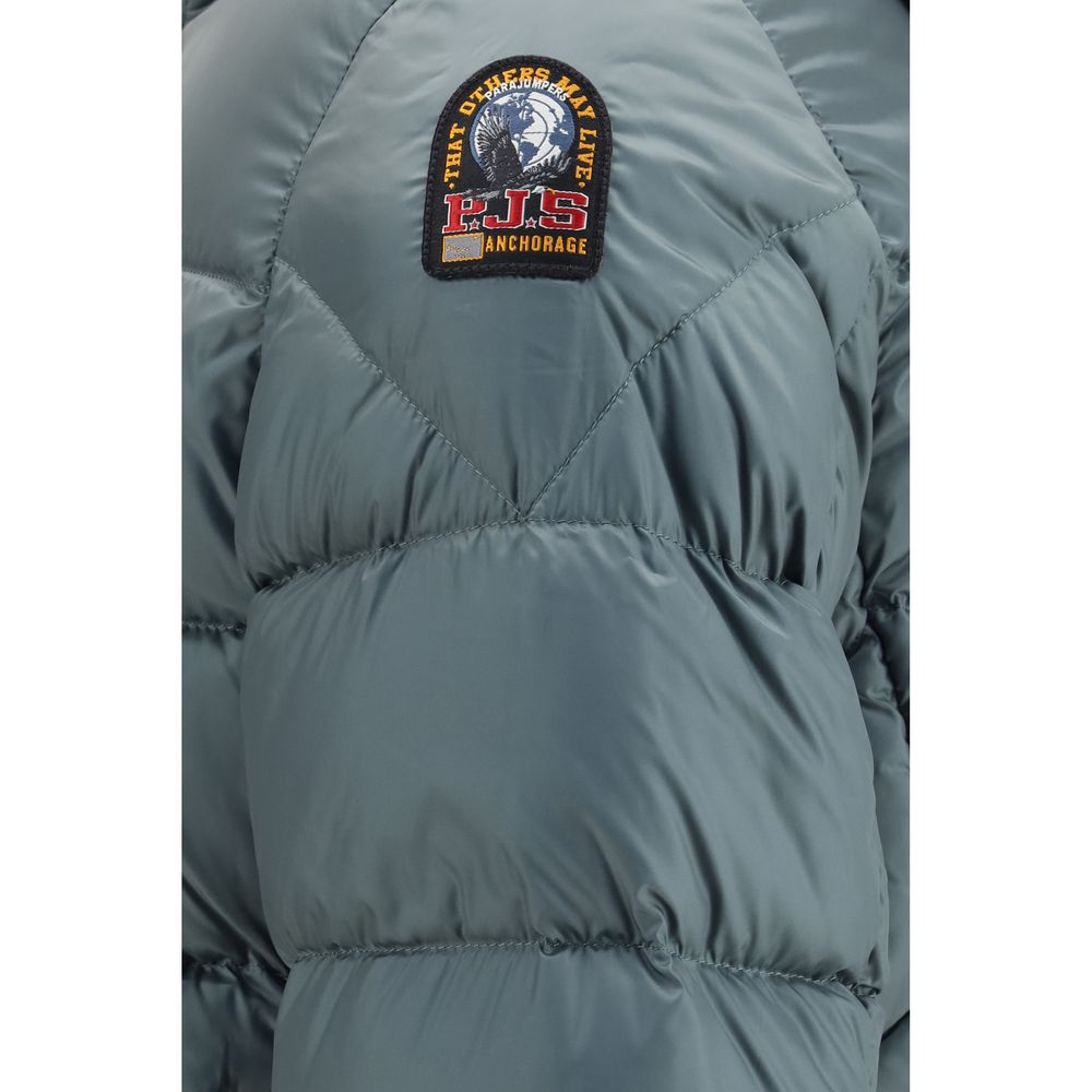 Indulge in the Parajumpers Bicolor Goose Down Full-Length Jacket, a masterpiece of exquisite craftsmanship and sustainable luxury, perfect for the discerning modern connoisseur.