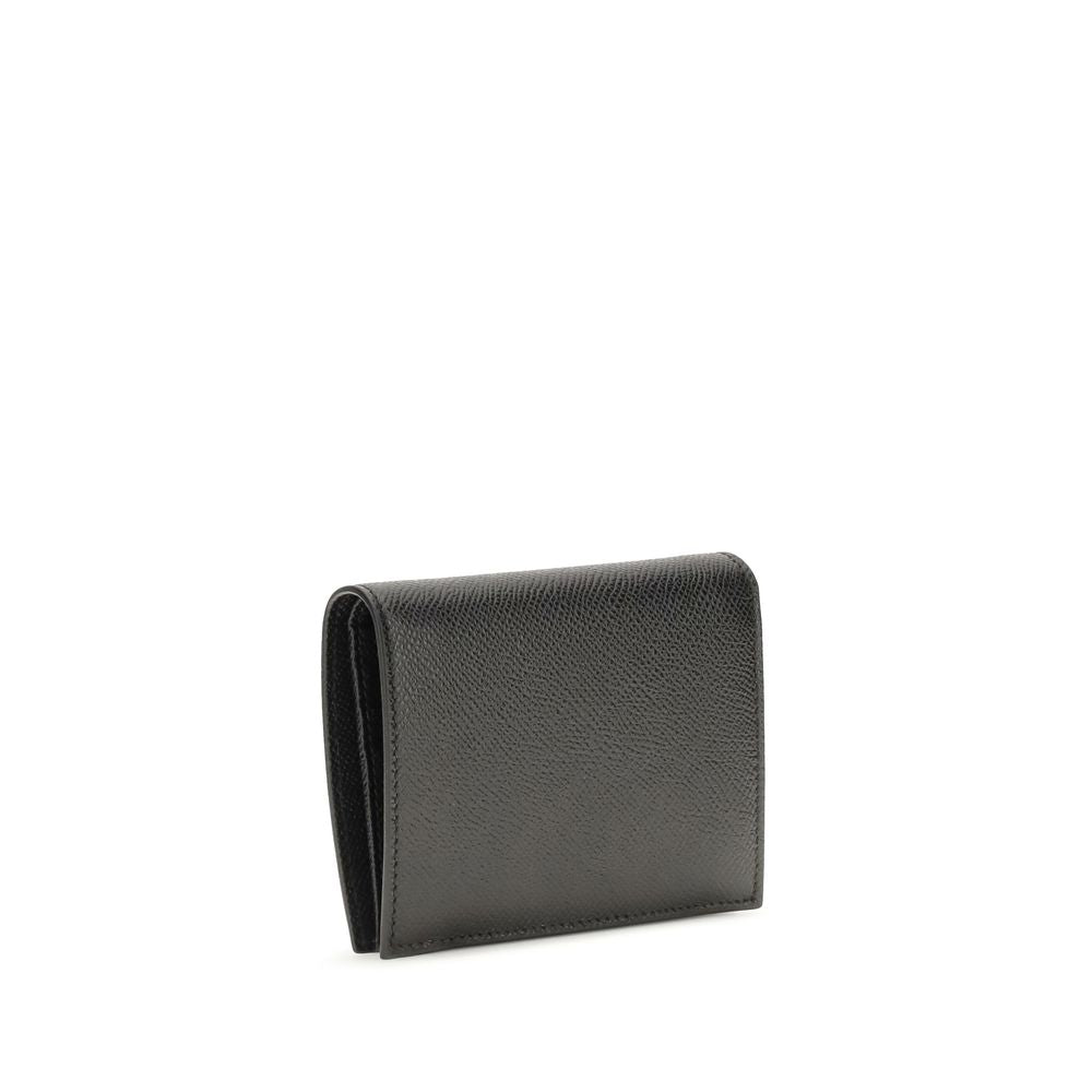 Ferragamo Black Calf Leather Wallet - Timeless Luxury Accessory