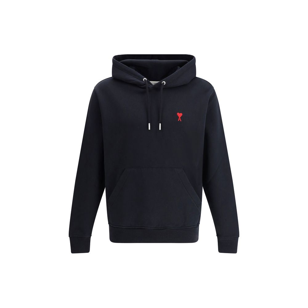 Ami Paris Black Cotton Sweatshirt – Timeless Luxury Essential