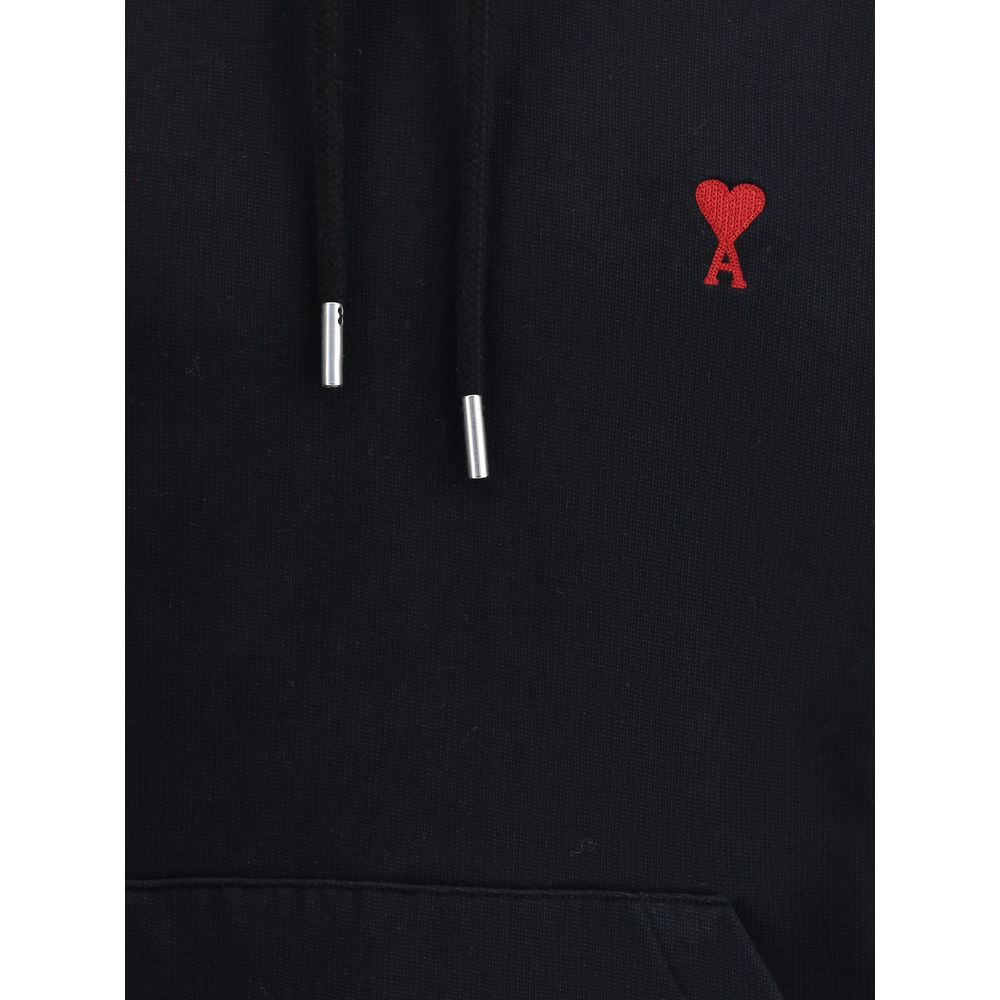 Ami Paris Black Cotton Sweatshirt – Timeless Luxury Essential