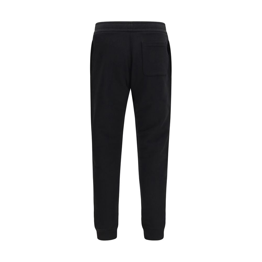 Moncler Black Cotton Athletic Pants - Luxury Athletic Elegance