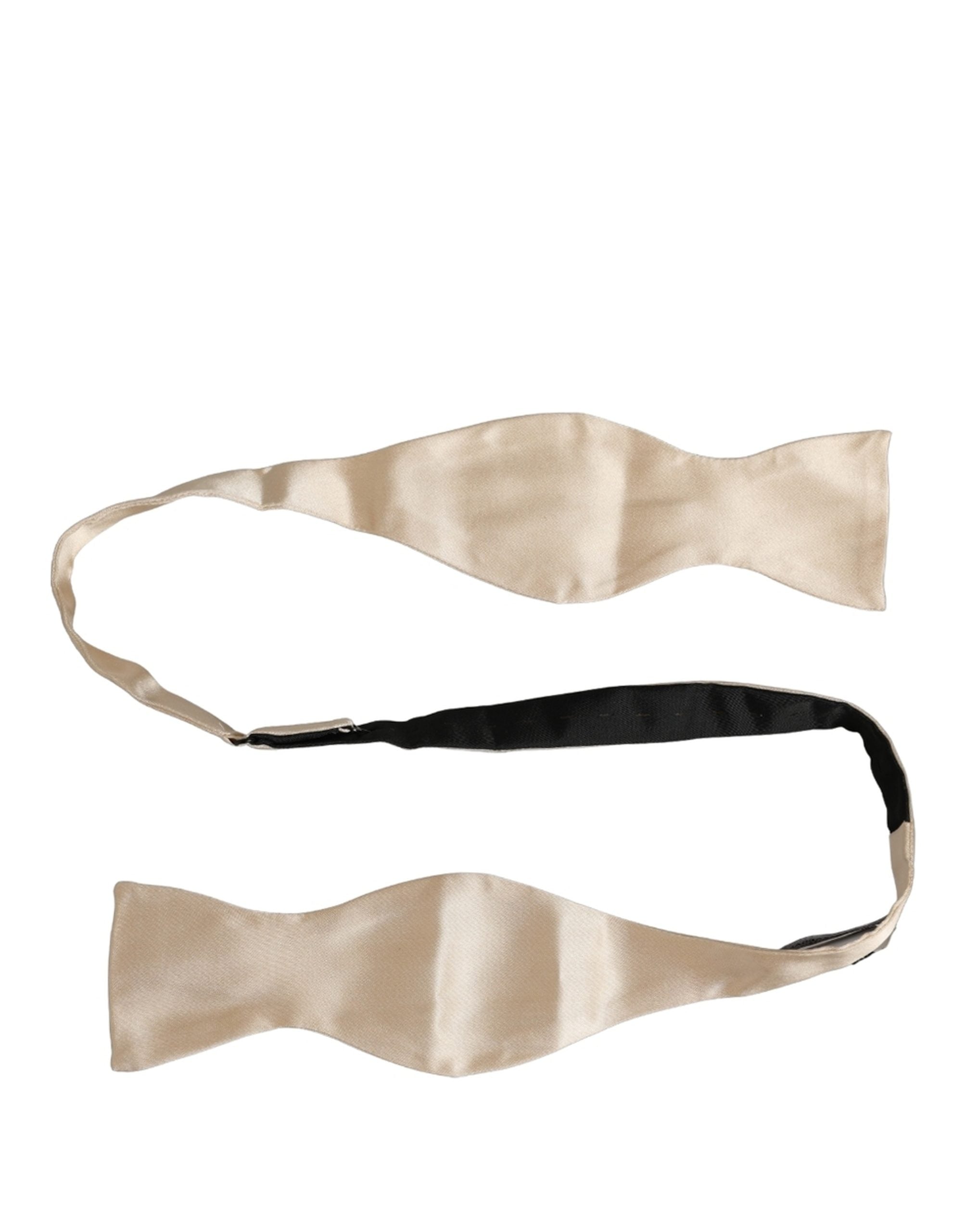 Dolce & Gabbana Silk Bow Tie - Timeless Luxury Accessory