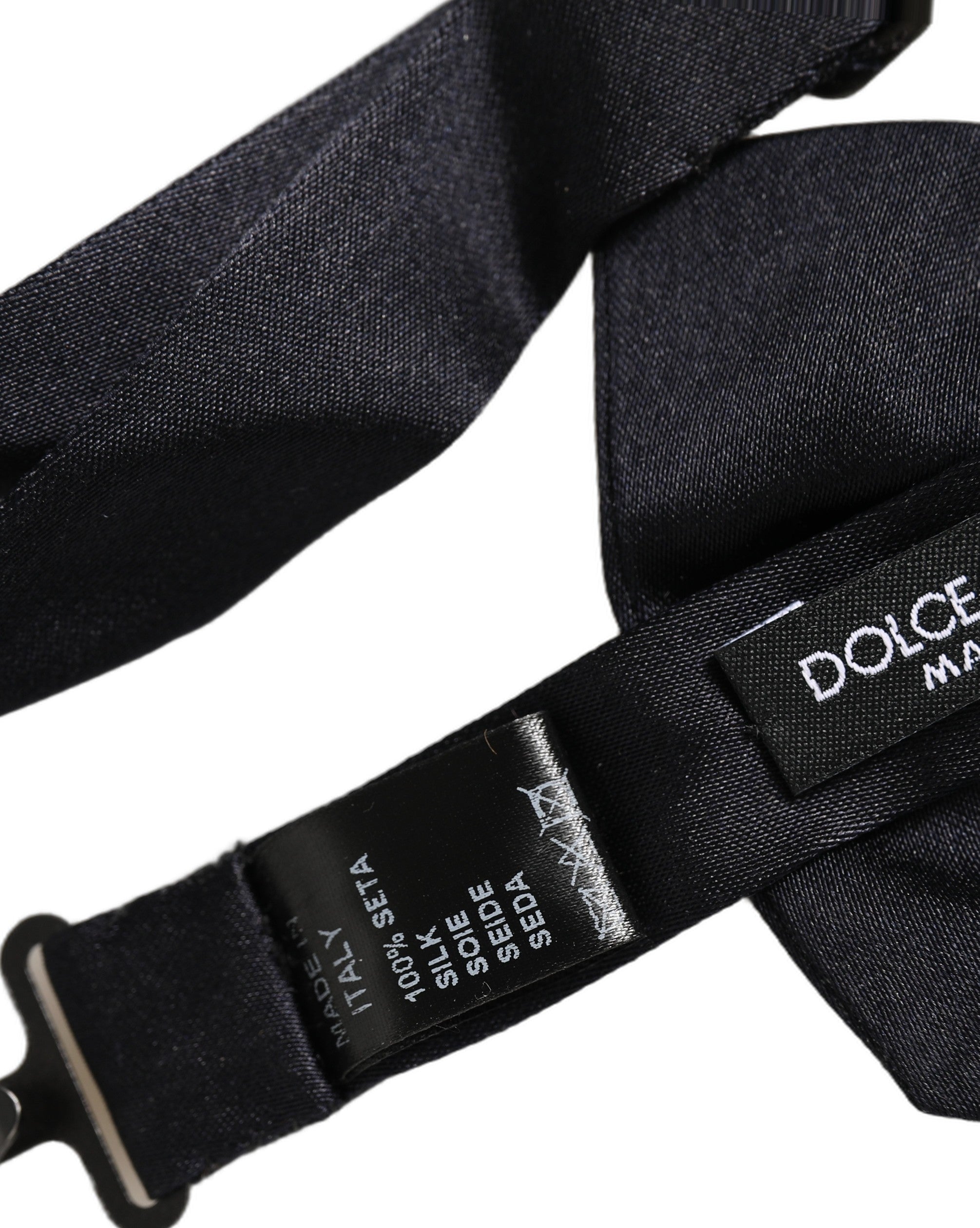 Dolce & Gabbana Silk Bow Tie - Timeless Elegance for All Occasions