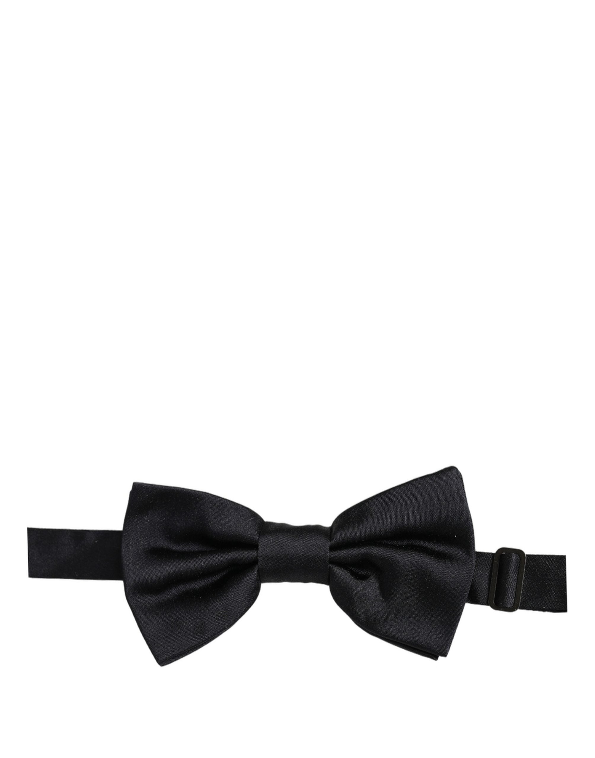Dolce & Gabbana Silk Bow Tie - Timeless Luxury Accessory