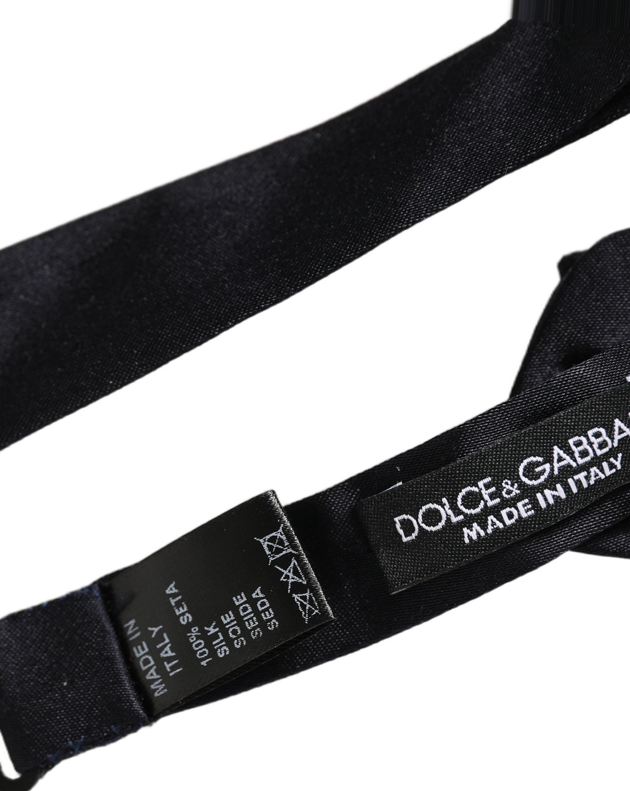 Dolce & Gabbana Silk Bow Tie - Timeless Elegance for All Occasions