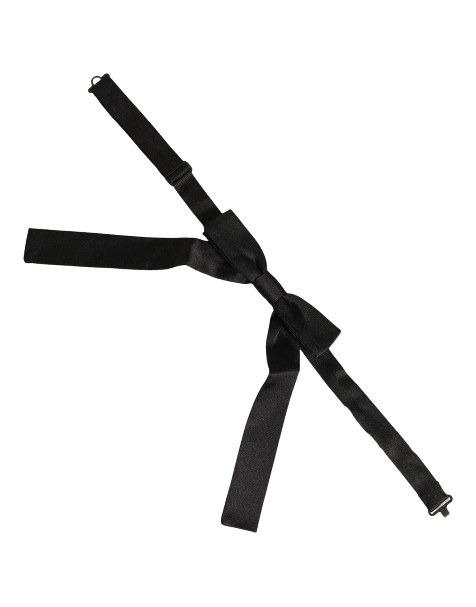 Dolce & Gabbana Silk Bow Tie - Timeless Luxury Accessory