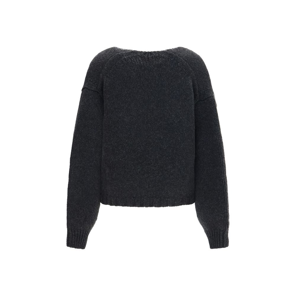 Khaite Gray Cashmere Cardigan - Timeless Luxury in 100% Cashmere