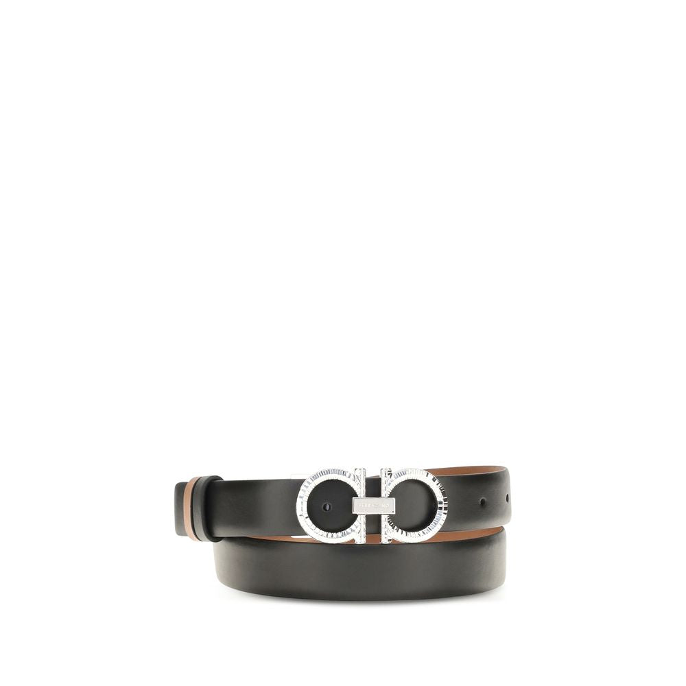 Ferragamo Multicolor Calf Leather Belt - Timeless Luxury Accessory