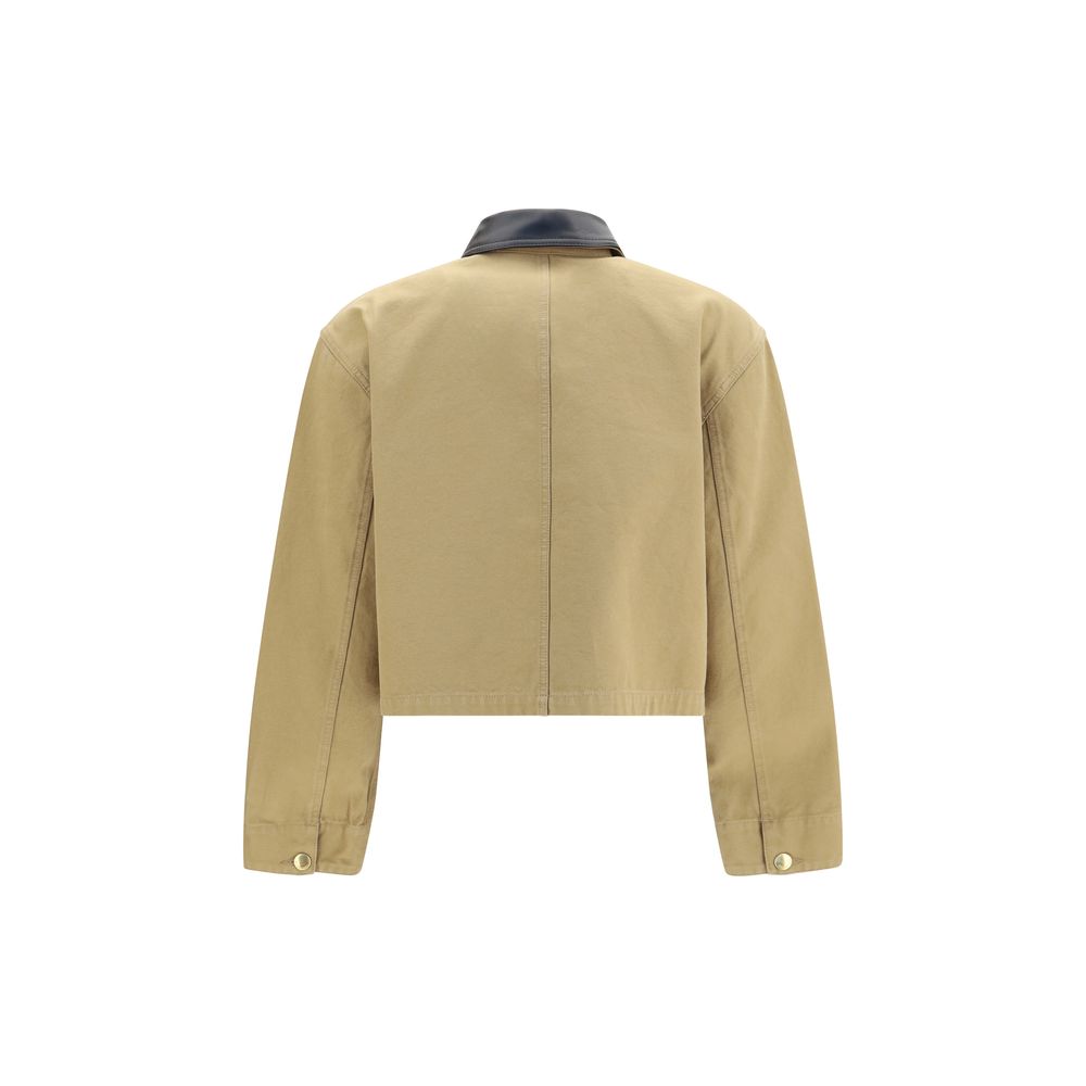 Balenciaga Beige Cotton Full-Length Jacket - Timeless Luxury Elegance