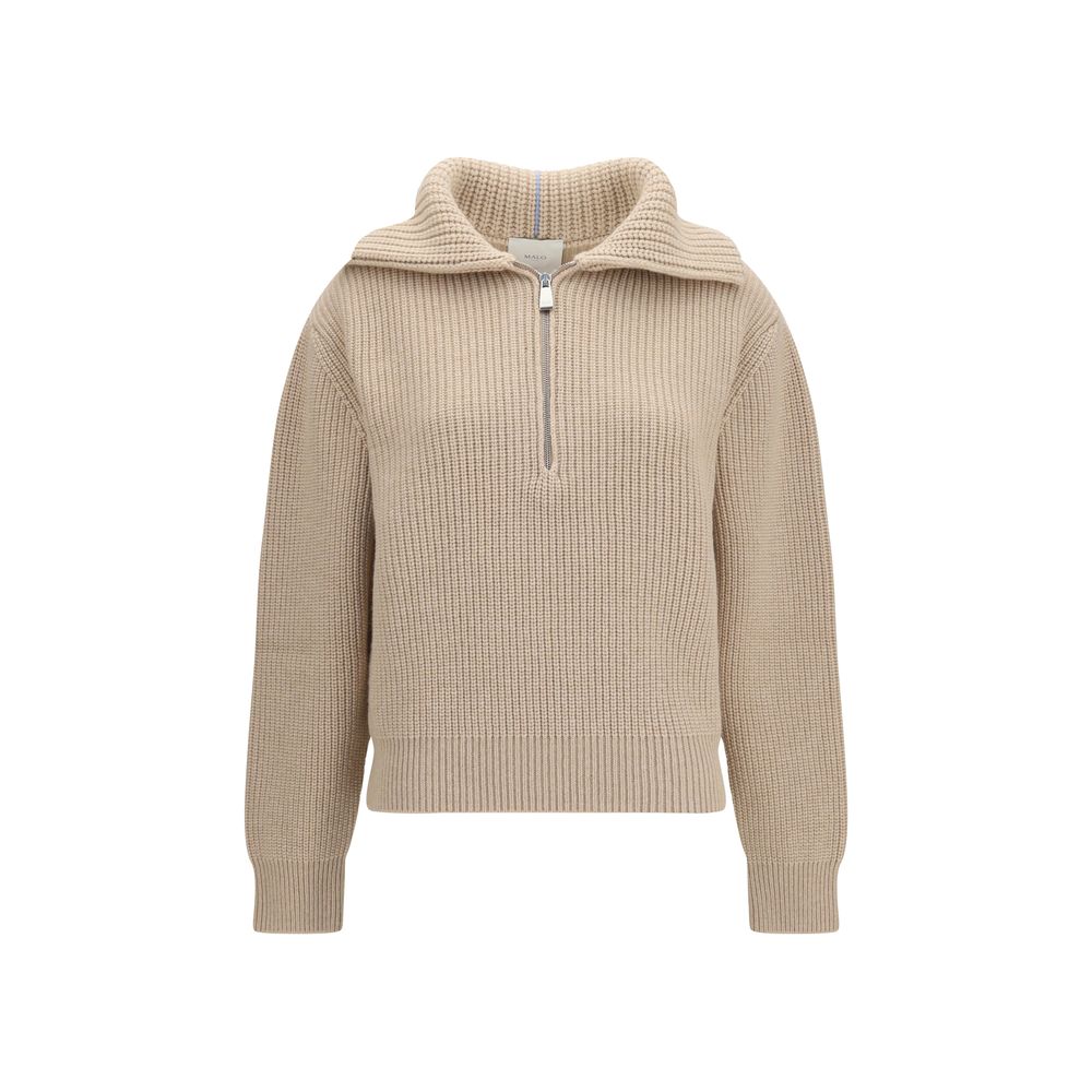 Indulge in the Malo Beige Cashmere Polo Shirt, a masterpiece of luxurious craftsmanship and timeless elegance, perfect for those who appreciate refined style and comfort.