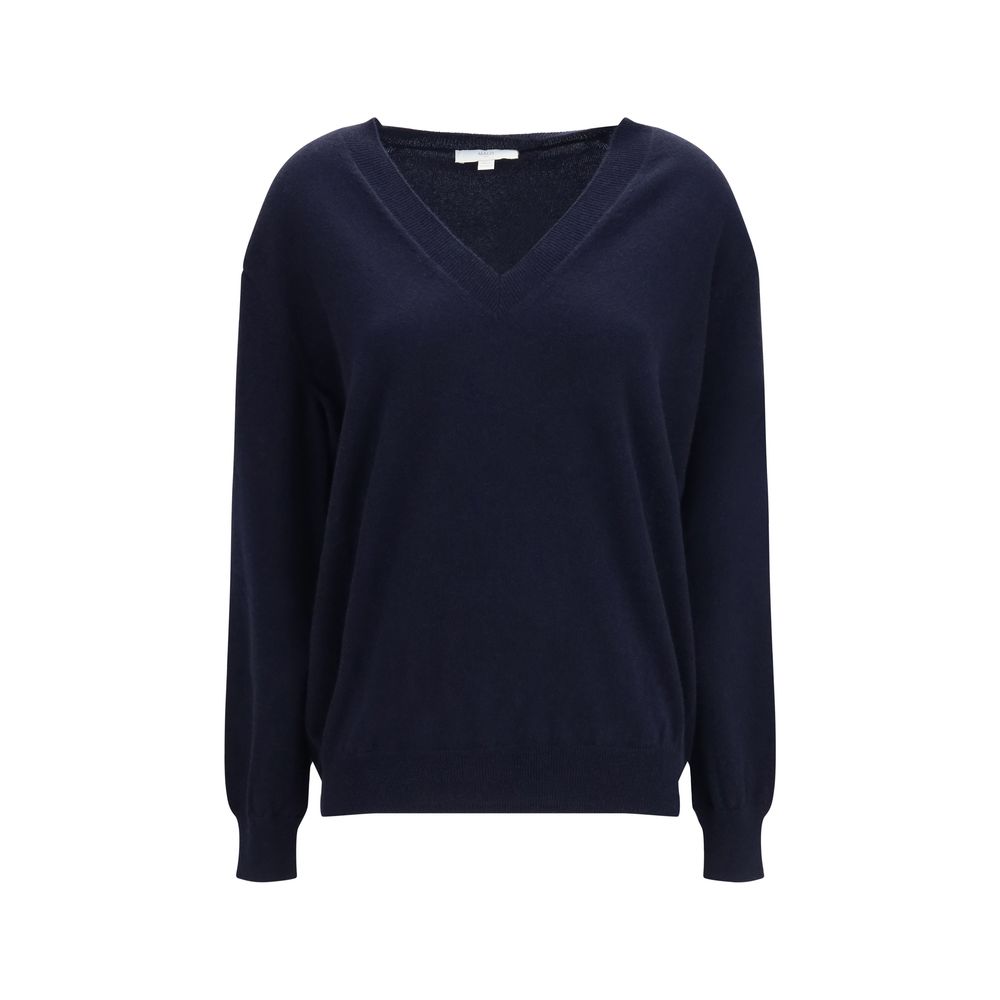 Indulge in the Malo Blue Cashmere Sweater, a masterpiece of luxurious craftsmanship, enveloping you in softness and sophistication for every occasion.