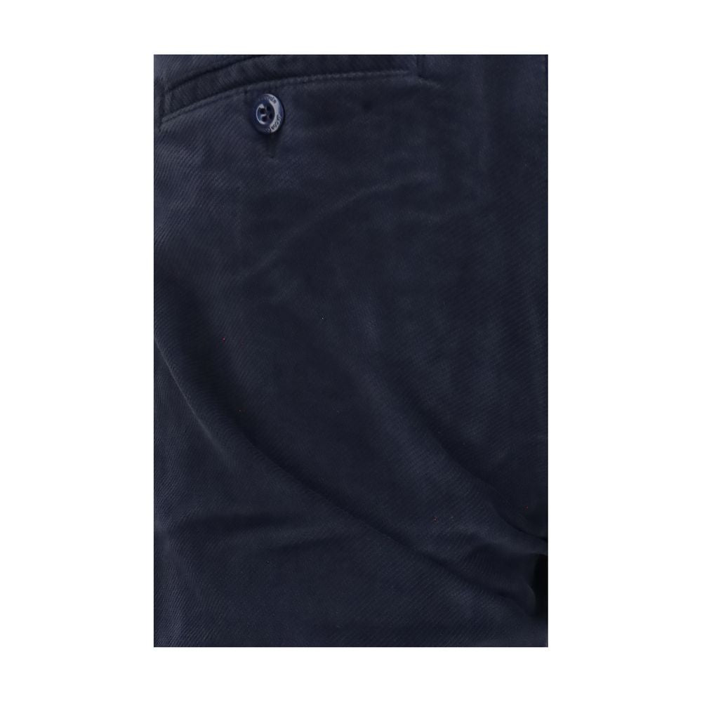 Jacob Cohen Blue Cotton Chino Pants - Timeless Luxury Fit