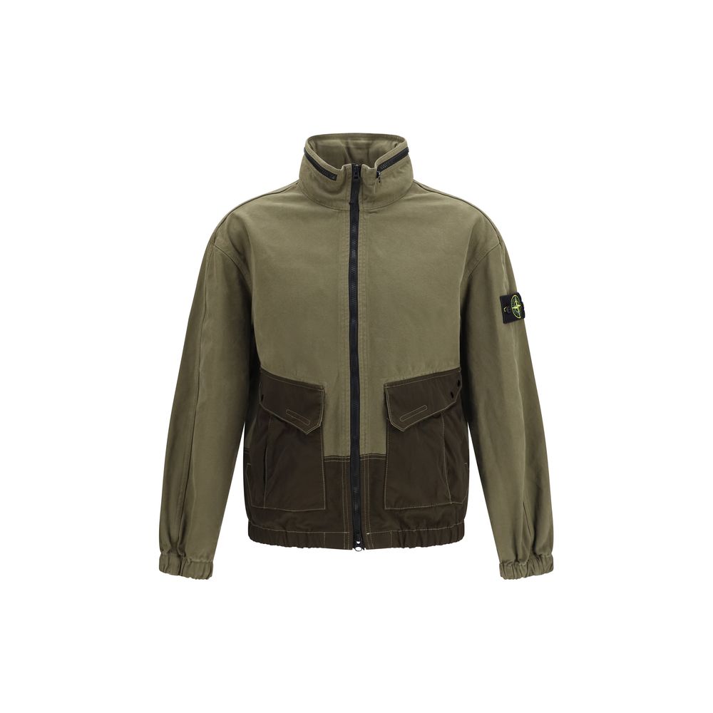 Stone Island Bicolor Cotton Shell Jacket - Modern Luxury Outerwear
