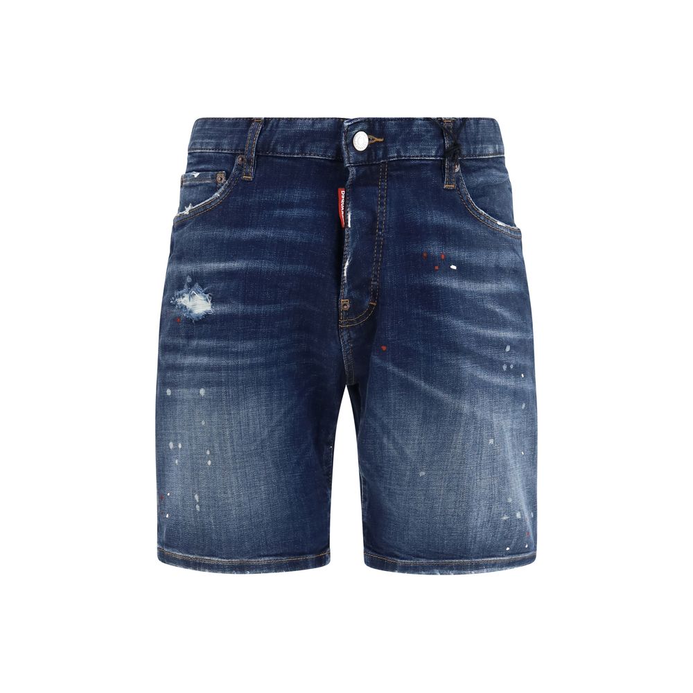 Dsquared² Blue Cotton Bermuda Shorts – Timeless Luxury Fashion
