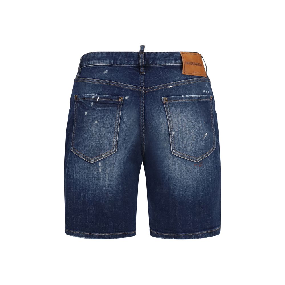 Dsquared² Blue Cotton Bermuda Shorts - Luxury Fashion Statement