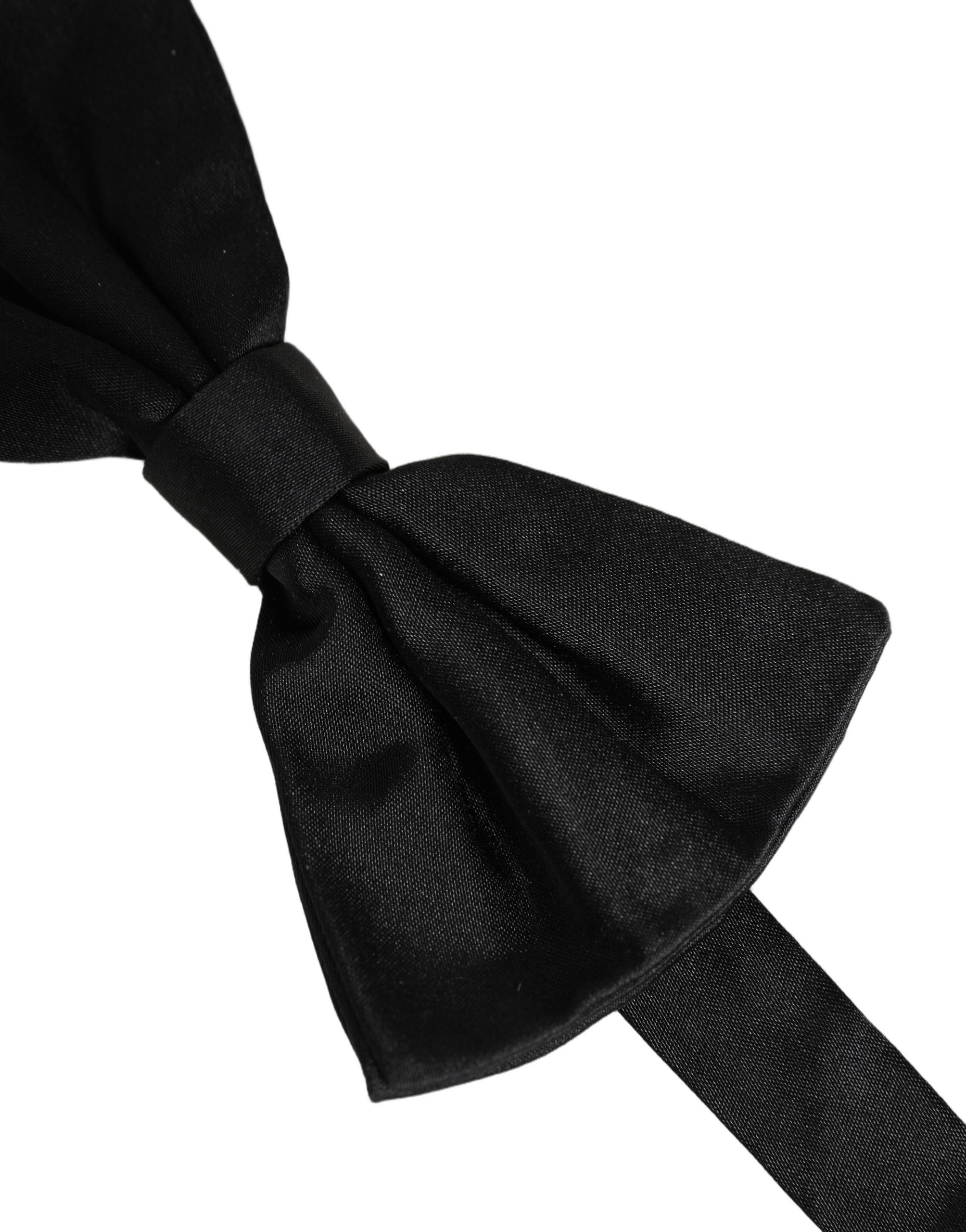 Dolce & Gabbana Silk Butterfly Bow Tie - Timeless Luxury Accessory