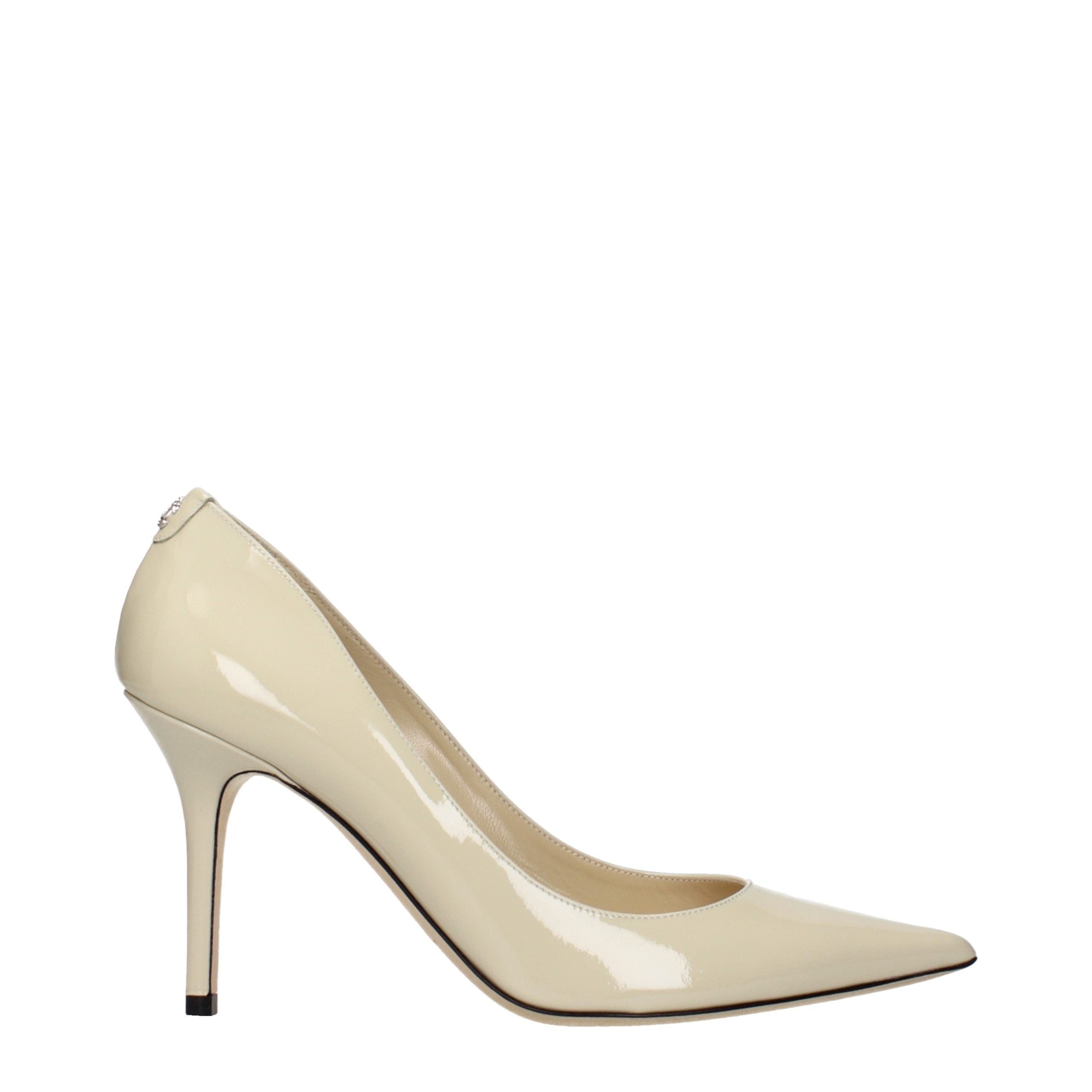 Jimmy Choo Beige Leather High Heel Pumps - Timeless Luxury Elegance