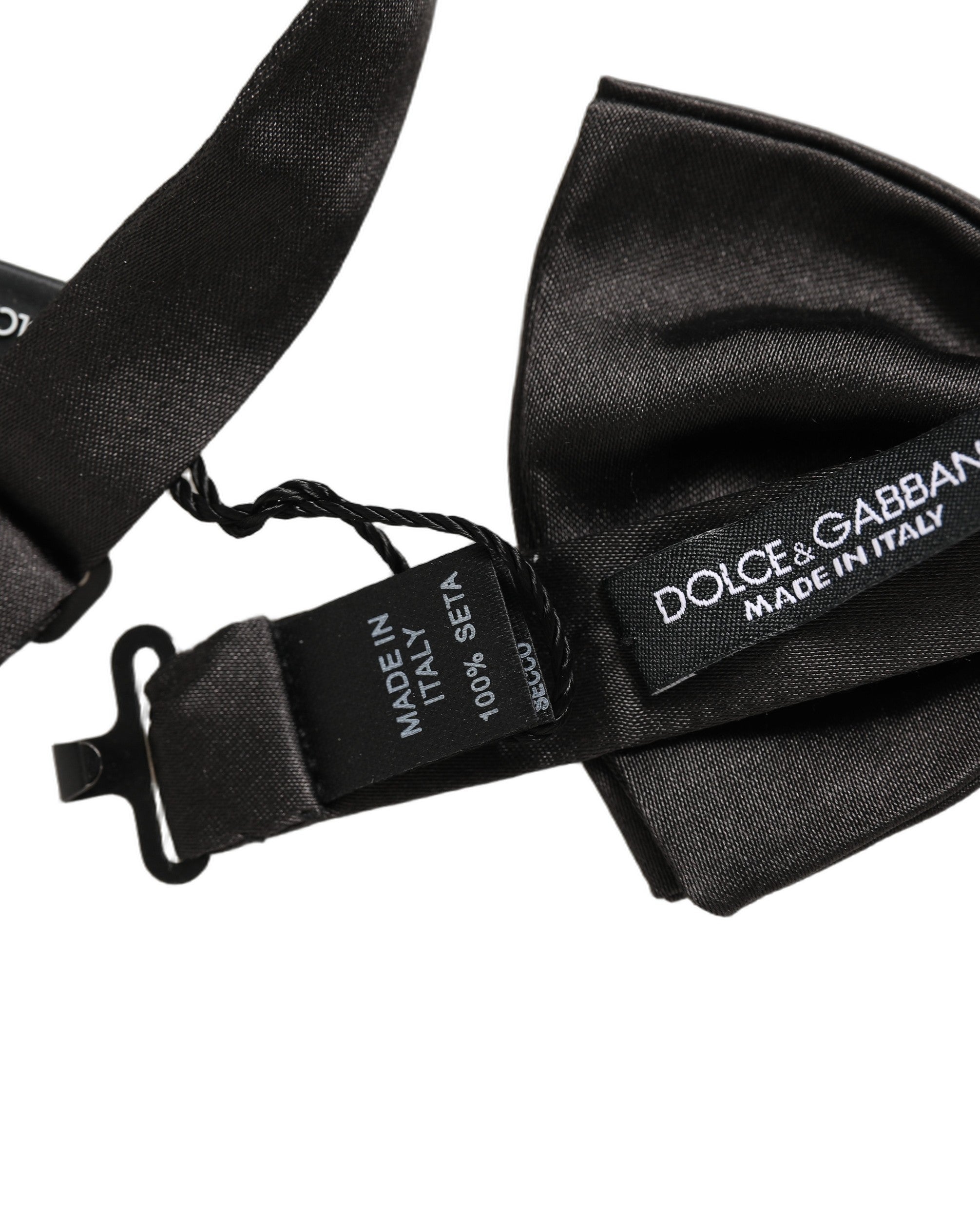 Dolce & Gabbana Silk Bow Tie - Timeless Elegance Redefined