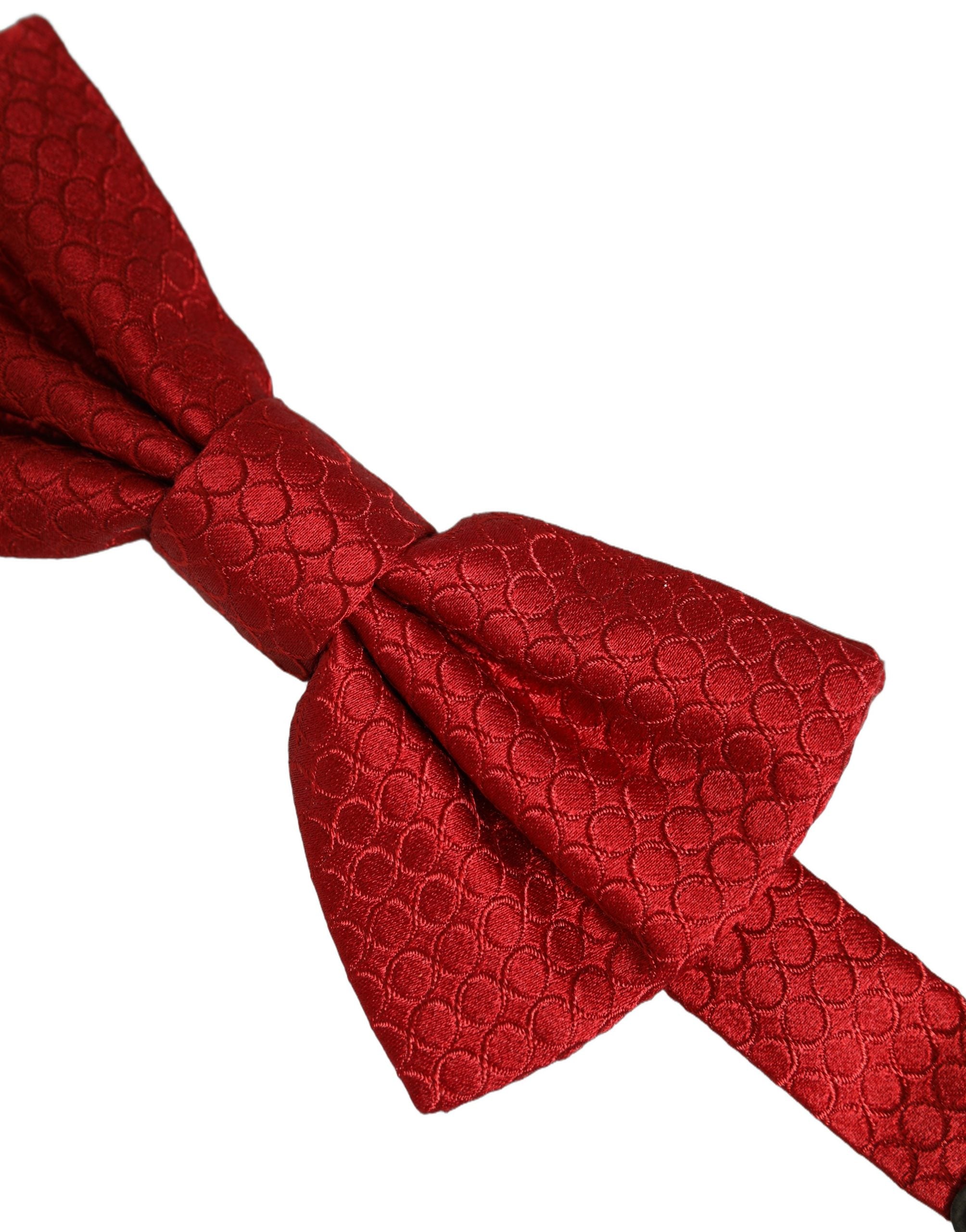 Dolce & Gabbana Silk Red Bow Tie - Timeless Elegance for All