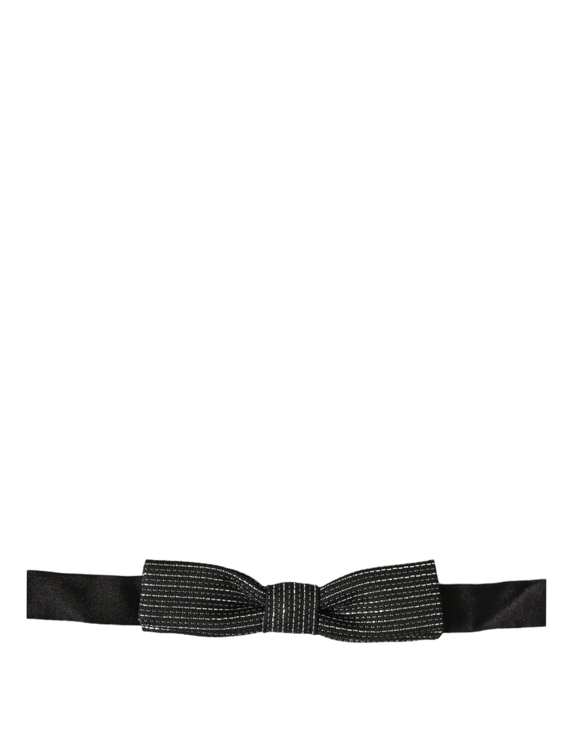 Dolce & Gabbana Ribbed Bow Tie - Timeless Luxury Accessory