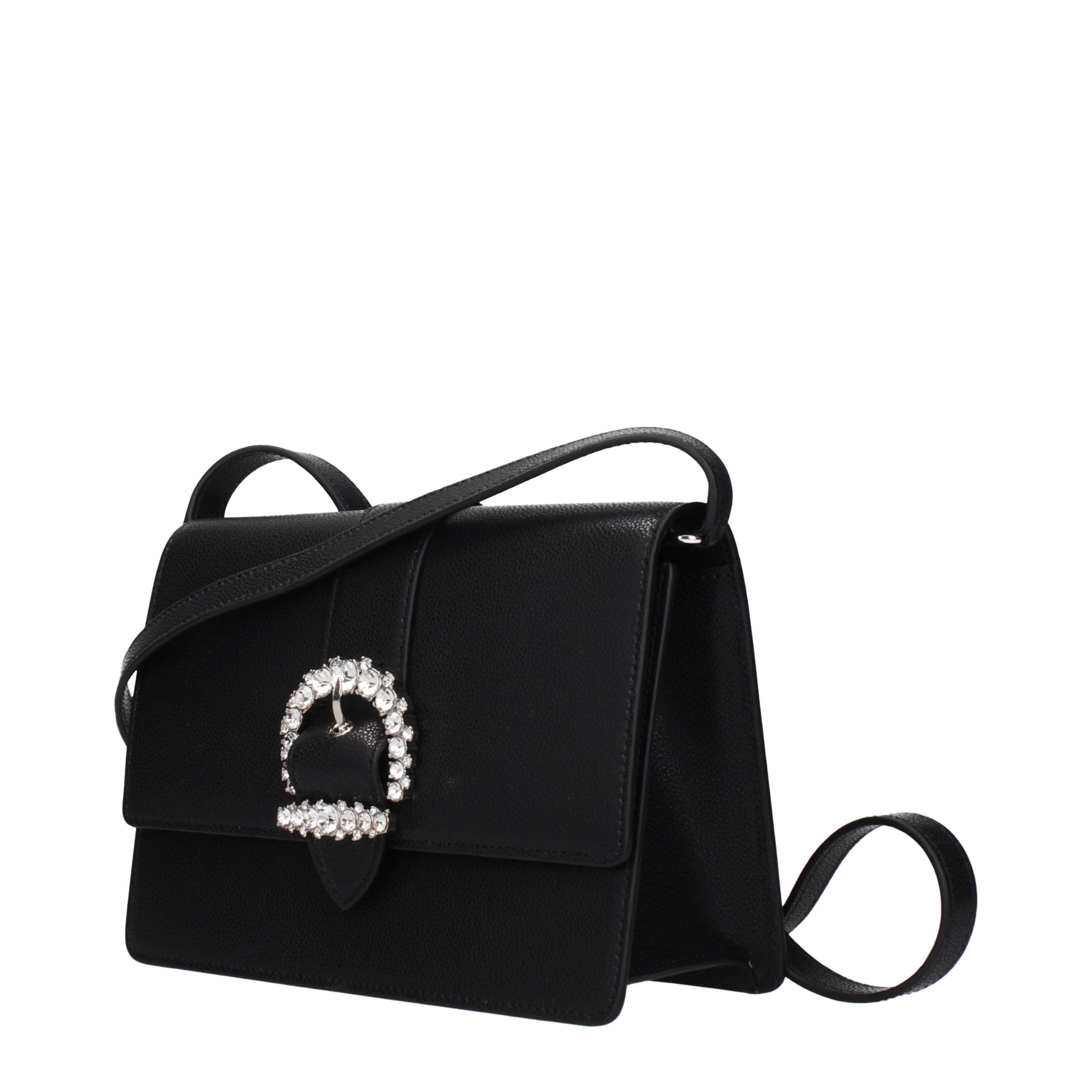 Jimmy Choo Black Leather Crossbody Bag - Timeless Luxury Accessory