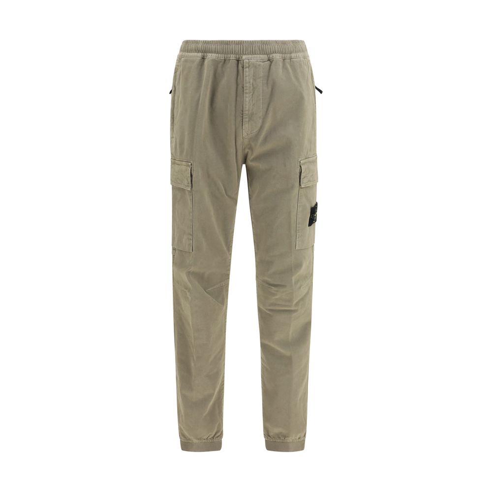 Elevate your wardrobe with Stone Island Bicolor Cotton Cargo Pants, where luxury meets functionality in a sophisticated blend of style and comfort.