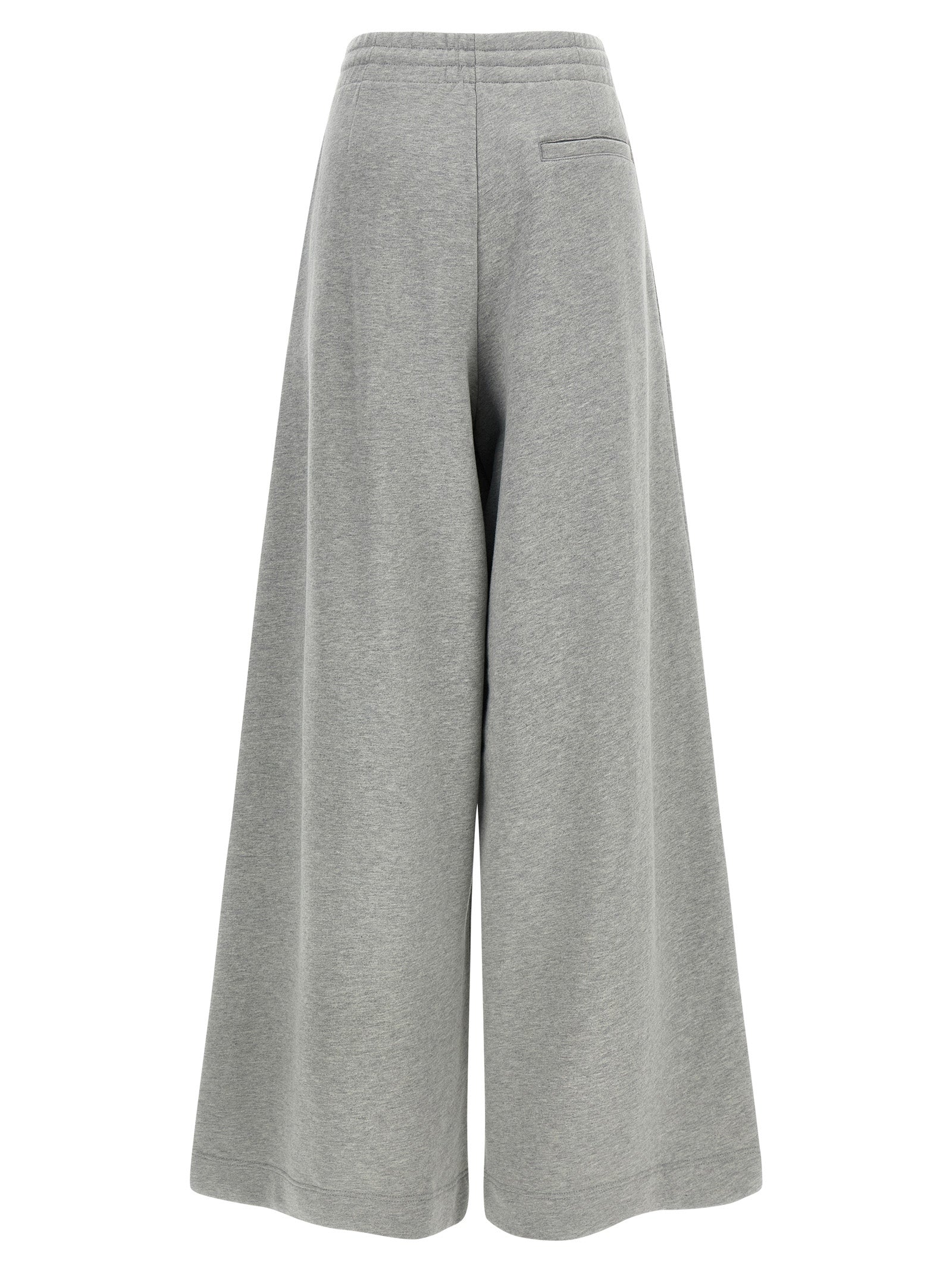 Dries Van Noten Gray Cotton Casual Pants - Effortless Elegance