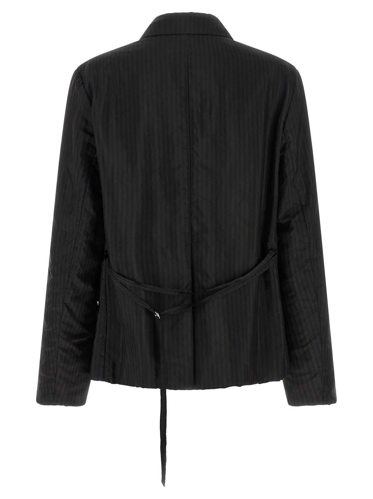Elevate your wardrobe with the Dries Van Noten Brown Copper Blazer, a luxurious 100% cupro piece that embodies sophistication and timeless elegance for any occasion.