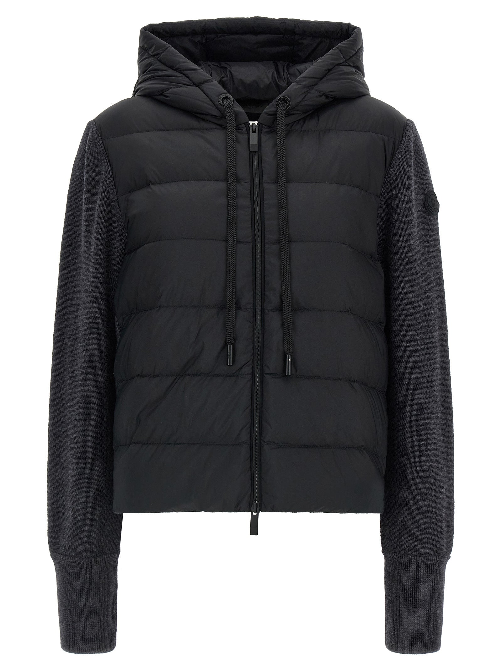 Moncler Gray Polyamide Cardigan - Timeless Luxury Layering