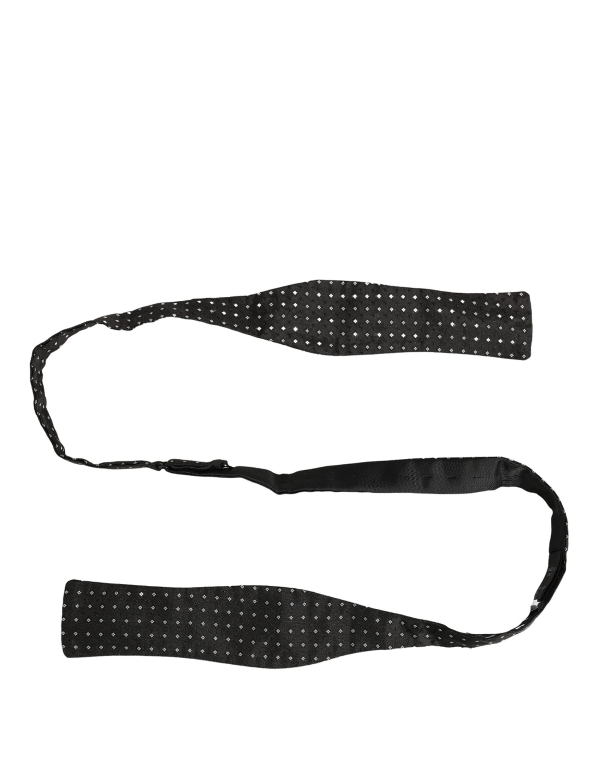 Dolce & Gabbana Silk Polka Dot Bow Tie - Timeless Elegance