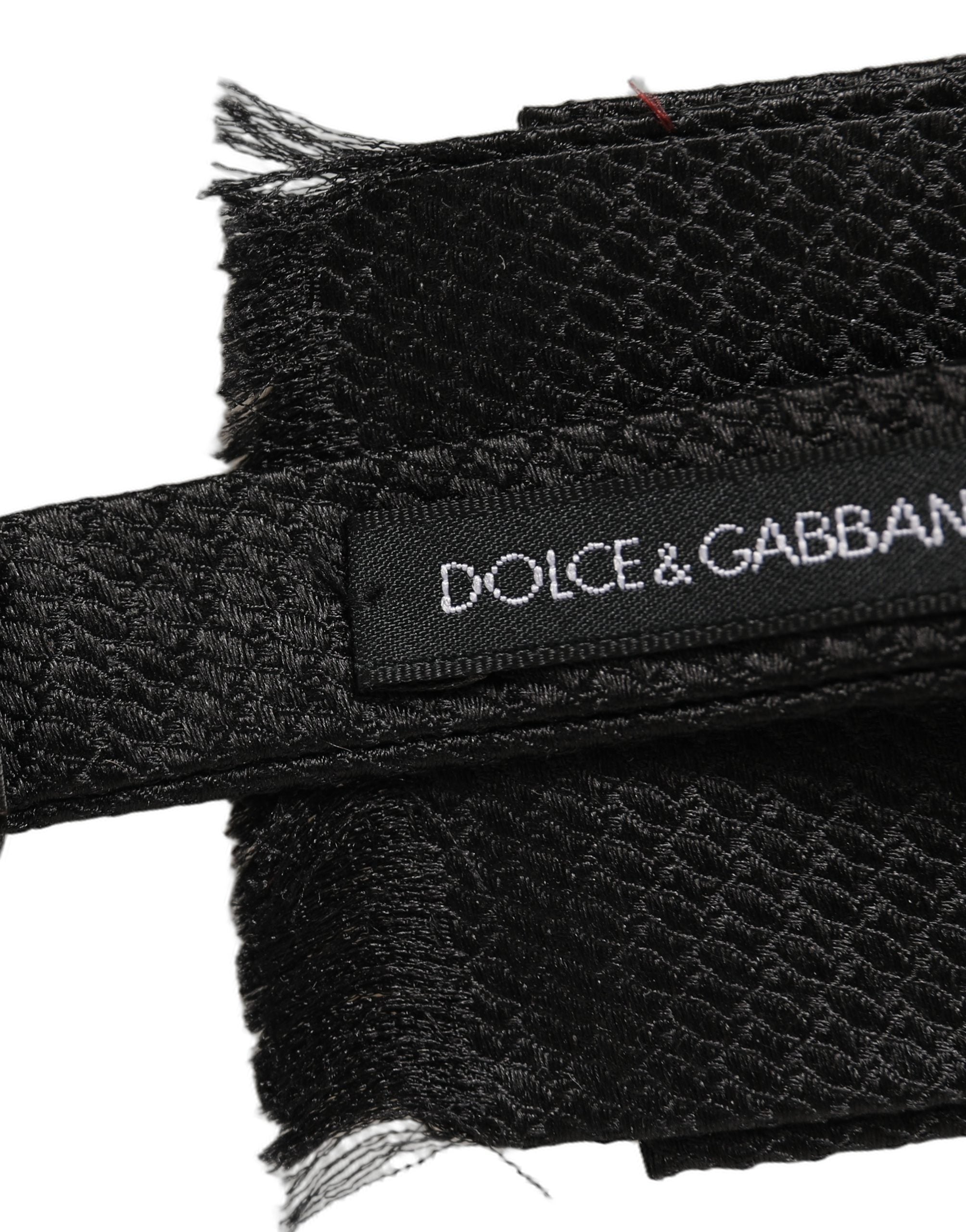 Dolce & Gabbana Silk Bow Tie - Timeless Elegance for All Occasions
