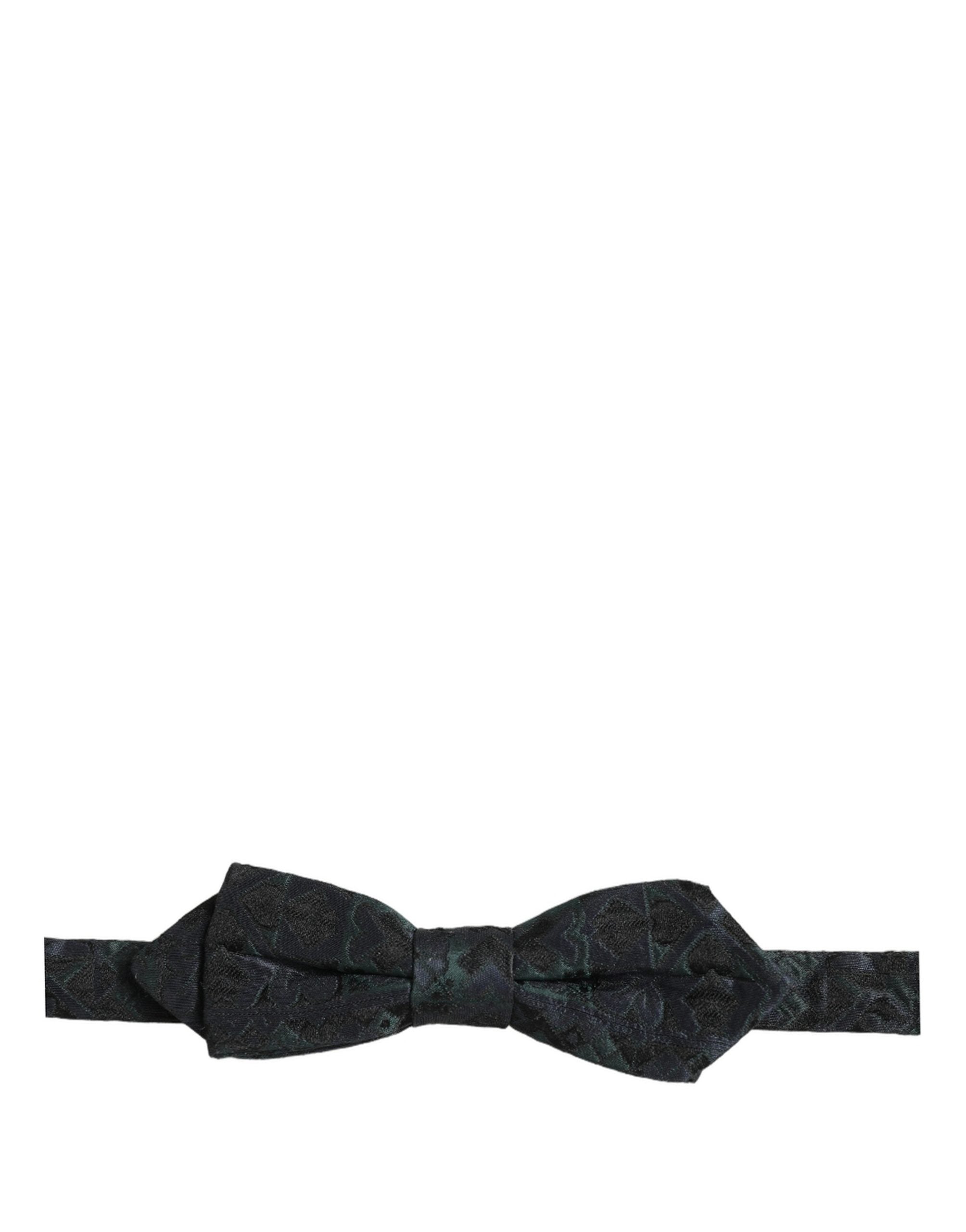 Dolce & Gabbana Silk Paisley Bow Tie for Elegant Occasions