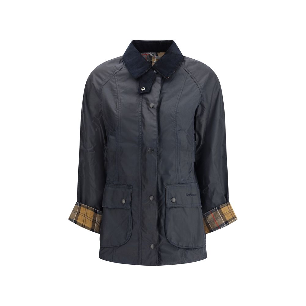 Barbour Blue Cotton Shell Jacket - Timeless Elegance Awaits