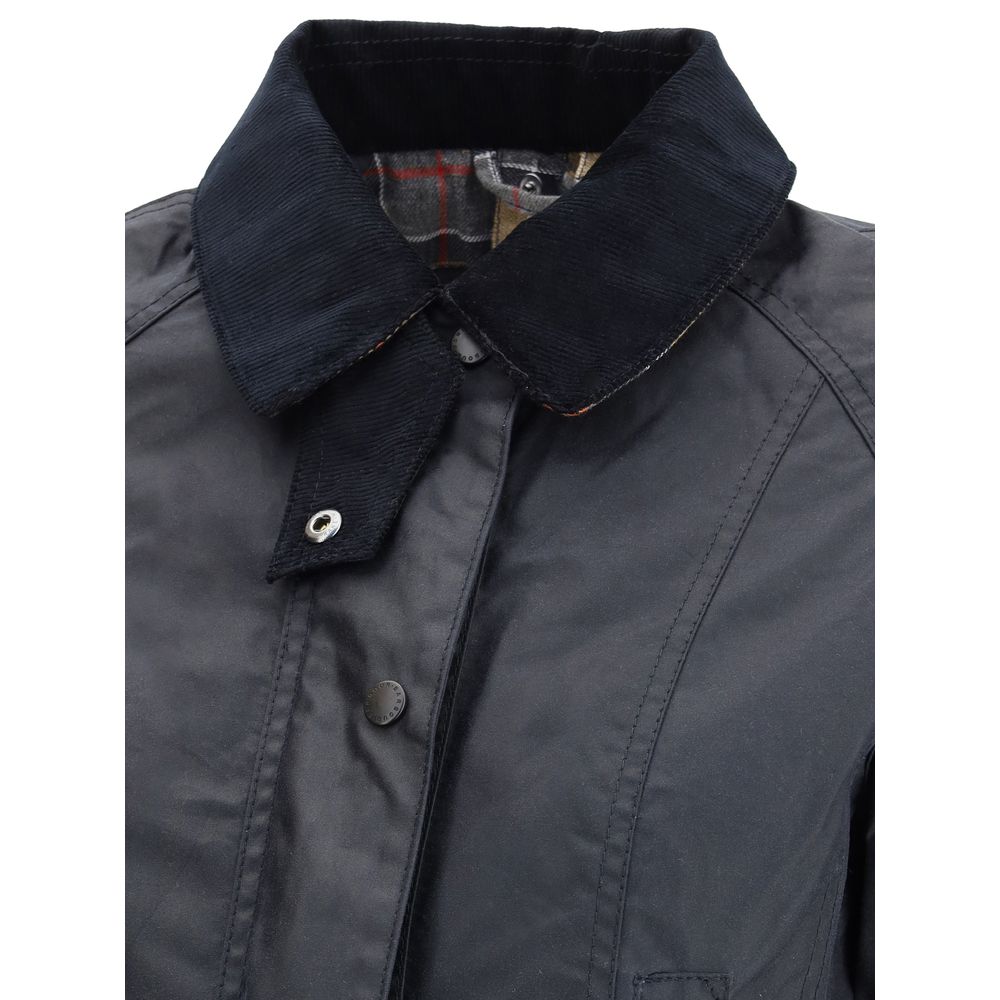 Barbour Blue Cotton Shell Jacket - Timeless Elegance for All